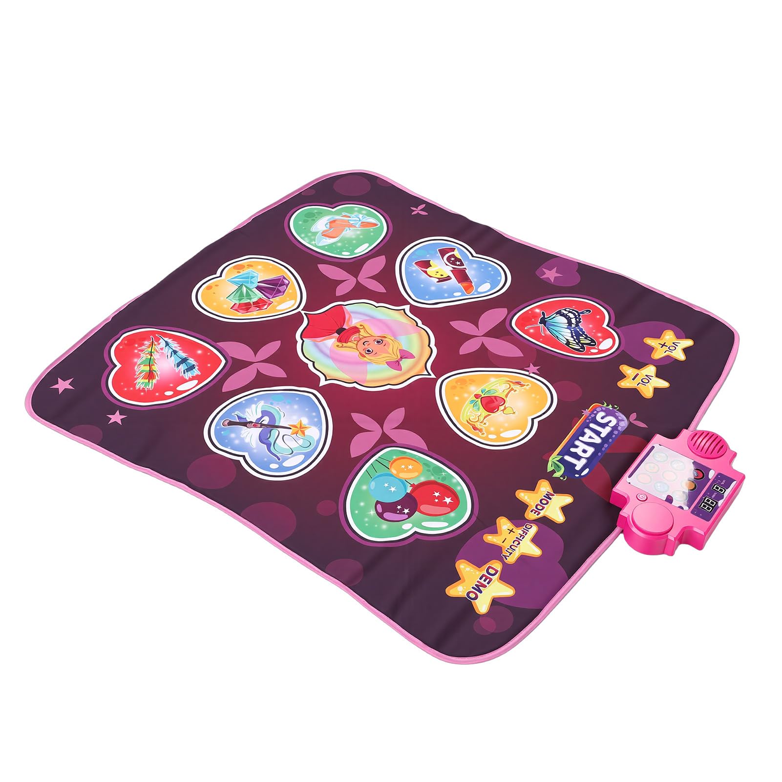 Diyeeni Tapis de Danse sans Fil, 9 Touches Antidérapant, pour Enfants