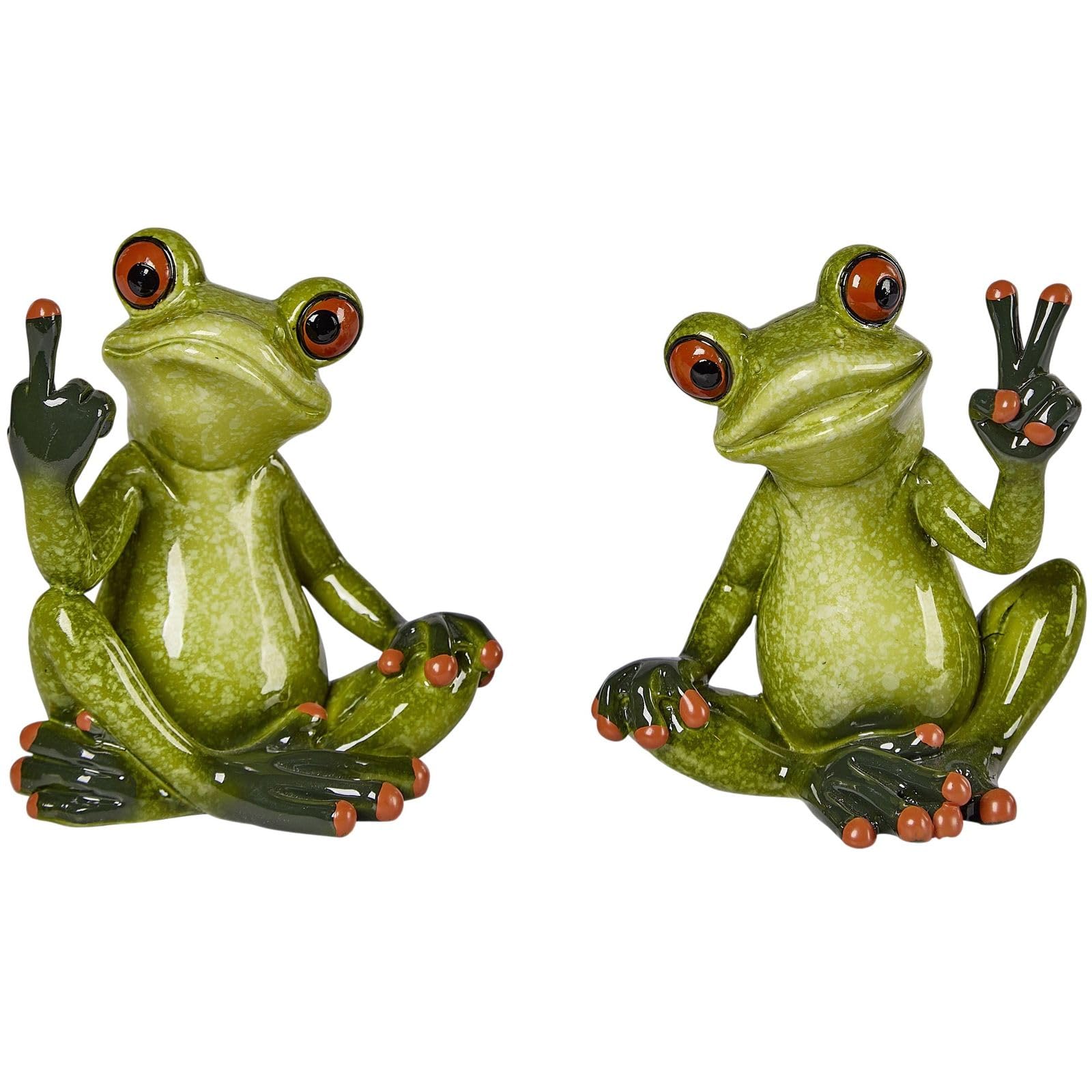 Grenouilles décoratives de 9 cm pour égayer votre salle de bain et vos étagères