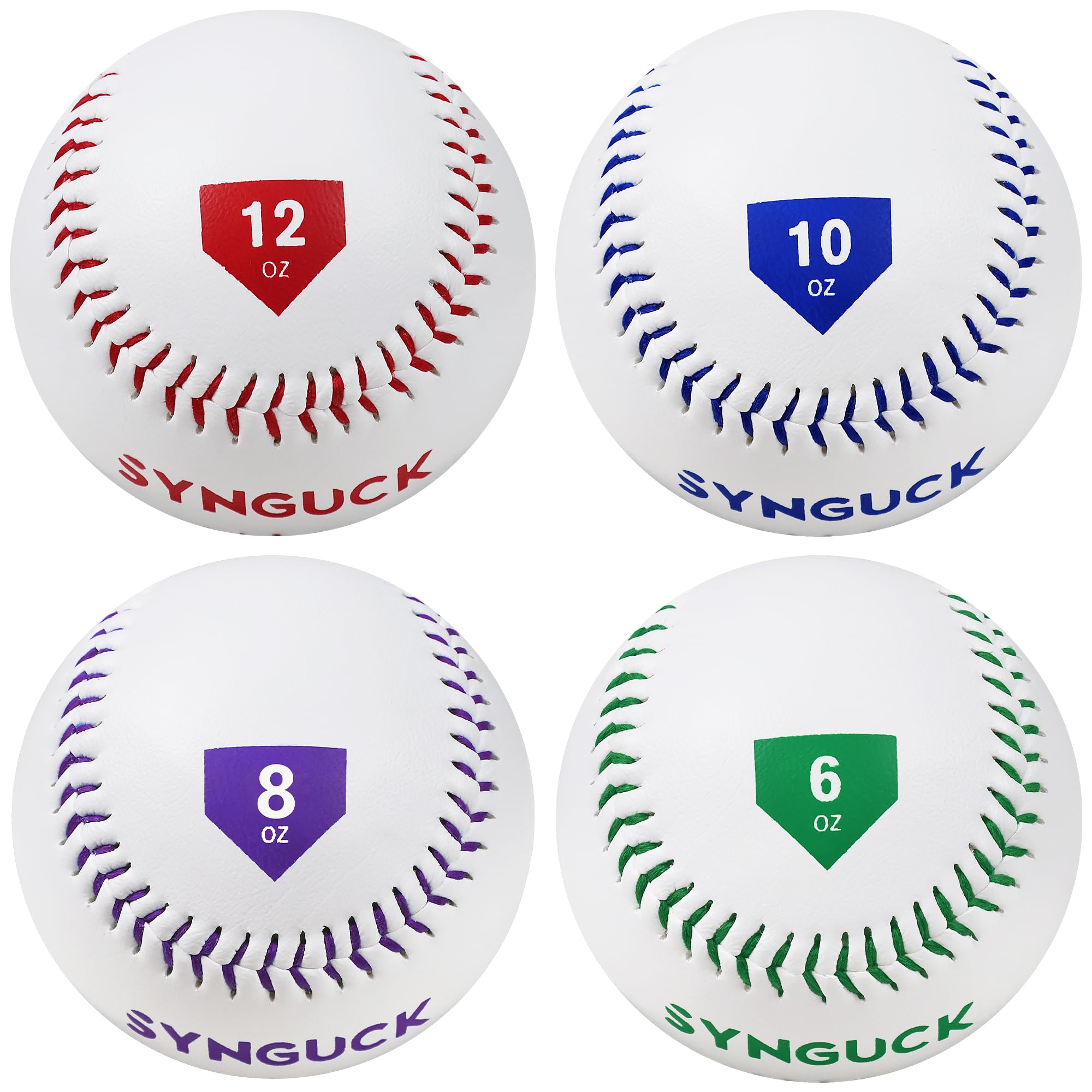 SYNGUCK重みのある野球ボール投球練習用ウェイト付きベース