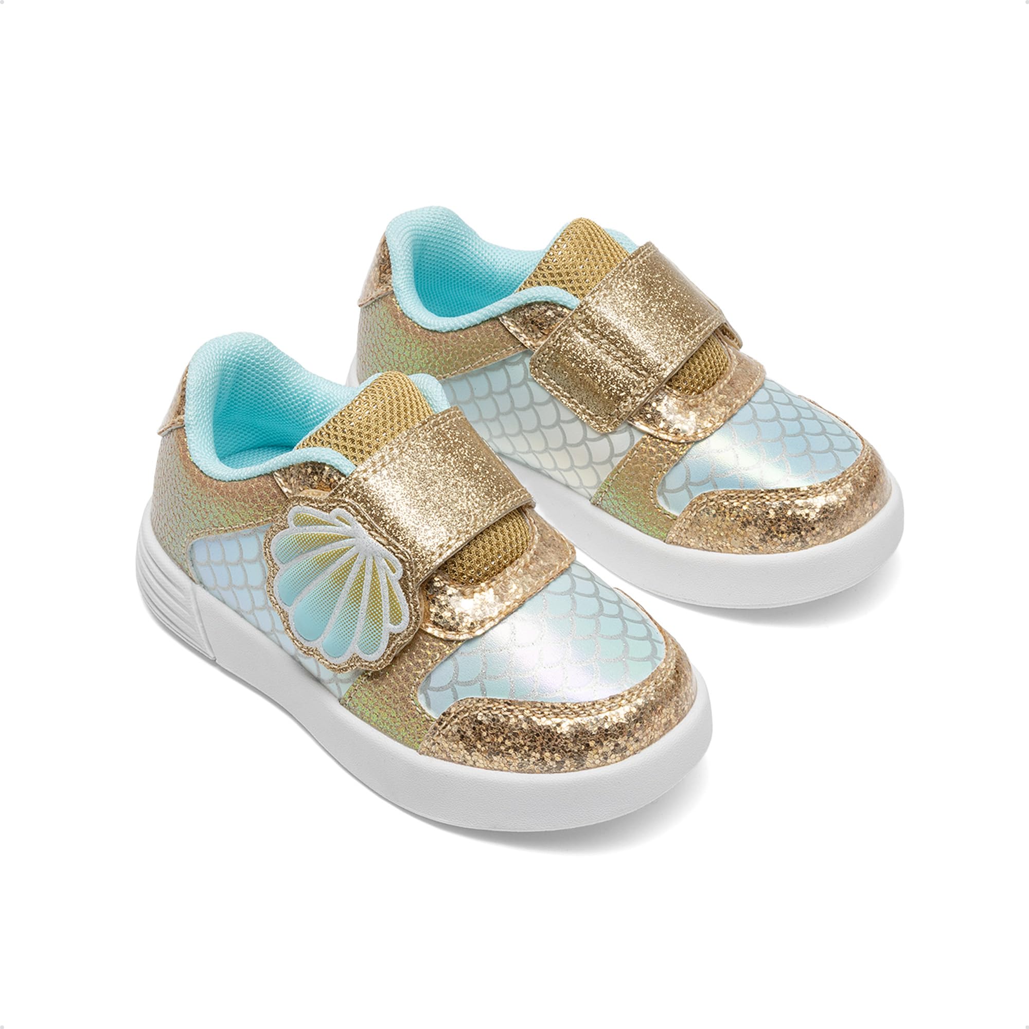 DREAM PAIRS Zapatillas brillantes de dibujos animados para niñas | Parte superior brillante sin esfuerzo con y plantilla cómoda, suela ligera antideslizante para uso casual, escuela, caminata