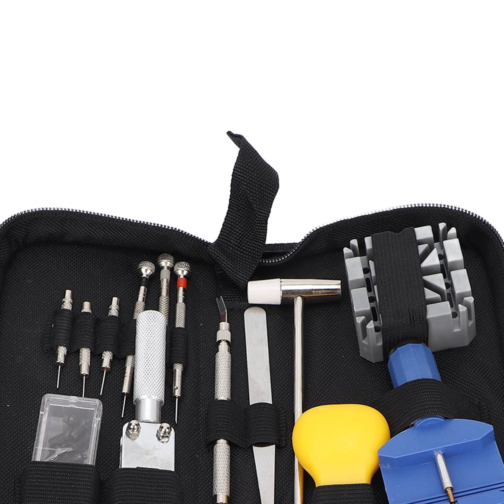 Kit de reparación de Relojes de 14 Piezas para Reparar y reemplazar baterías de Relojes, Kit de Herramientas de reemplazo de baterías de Relojes con Bolsa de Transporte para reloje