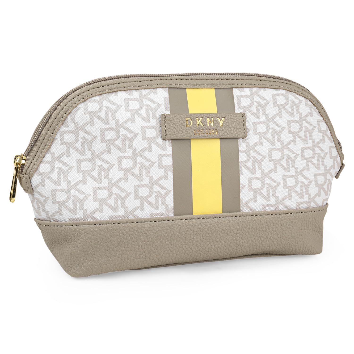 DKNY Neceser Mujer. Neceser Maquillaje Organizador. Bolsa Aseo Mujer. Neceser Viaje - Neceser Grande. Neceser Mujer Maquillaje. Bolsa Maquillaje., Brege Combo