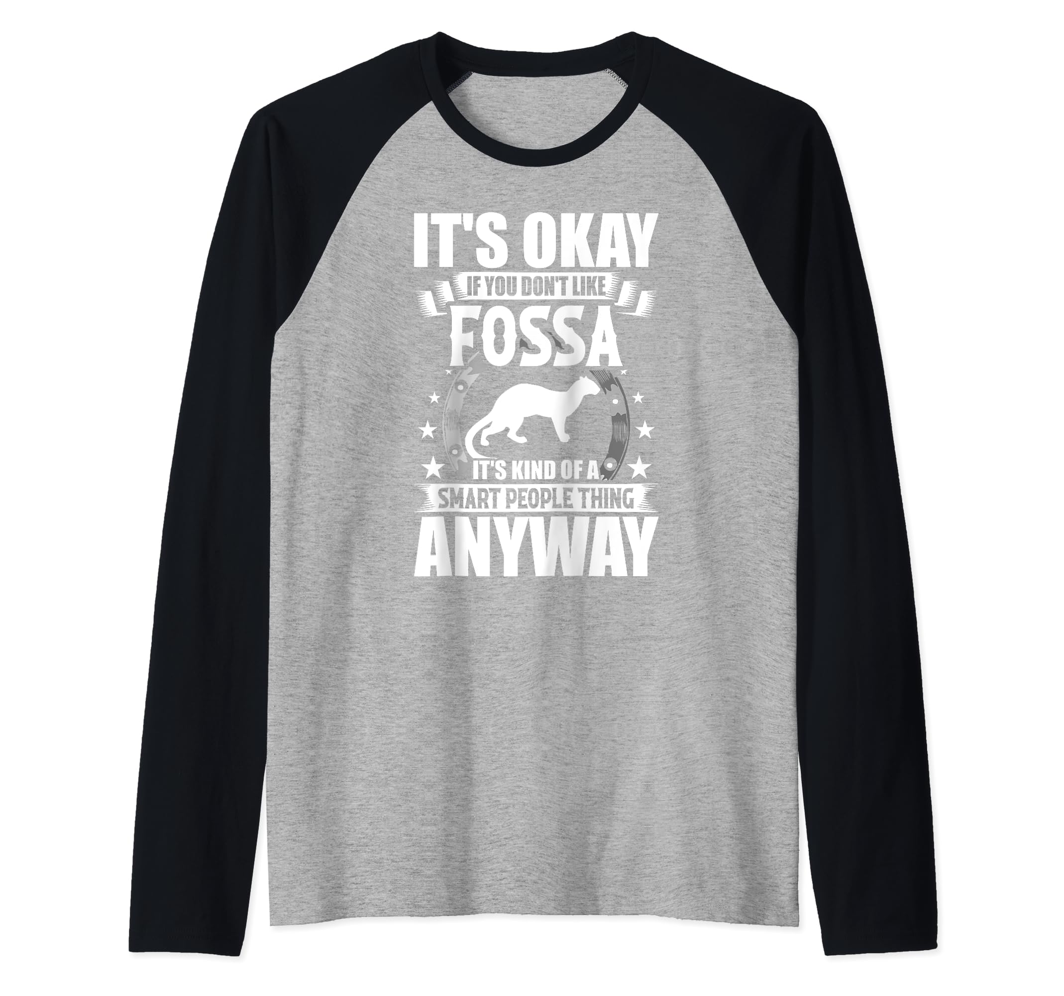 Fossa Lover Gift Co.It's Okay If You Don't Like Fossa Raglan Baseball Tee