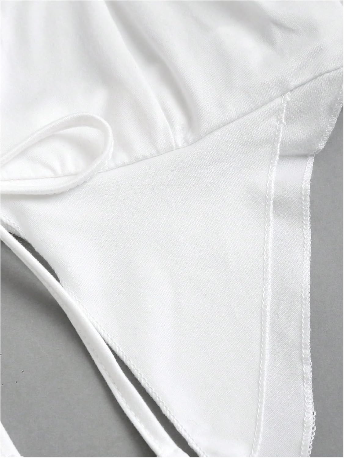 SHENHE Women's Y2k 2 Piece Sexy Outfits Backless Halter Crop Top and Ruched Bodycon Mini Skirt Set - Image 4