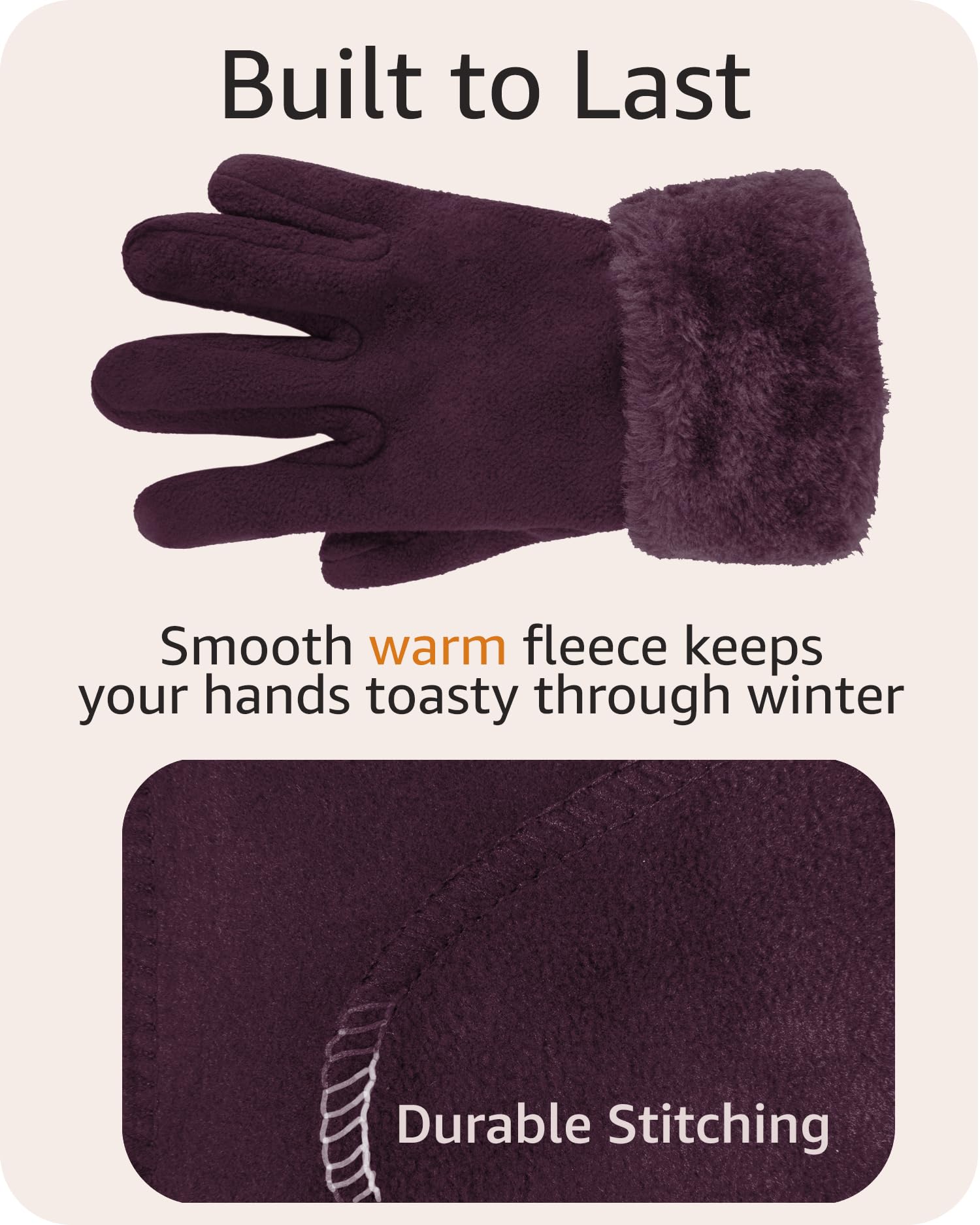 boxed-gifts Women's Warm Fleece Winter - Women's Hat and Glove Set + Hats Gloves Scarves for Women