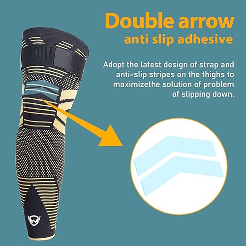 Miniatura 3 de Dr.Welland - Rodilleras con infusión de cobre para artritis, desgarro de menisco, ACL, MCL, alivio del dolor articular, soporte para muslos y