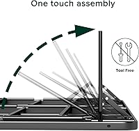 Vista 5 de Zinus Base Inteligente Premium de 4 Pulgadas Extra de Alto para Almacenamiento Debajo de la Cama/Base de Colchón/Marco de Cama