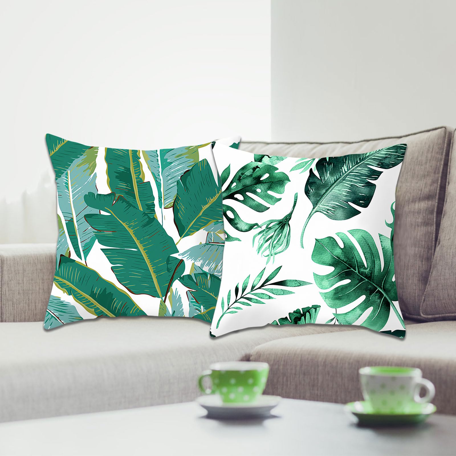 Betadistor Cushion Covers Set-of-4 Decorative Green - Image 3