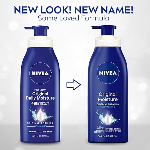 Miniatura 2 de NIVEA Loción corporal de humedad original con vitamina E botella de bomba de 169 onzas líquidas