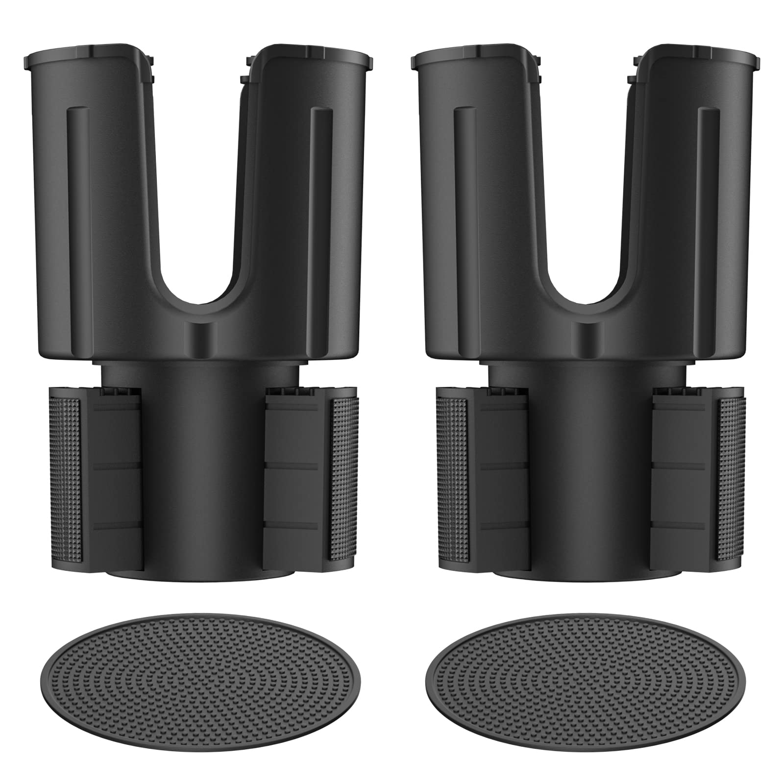 Car Cup Holder Expander with Offset Adjustable Base