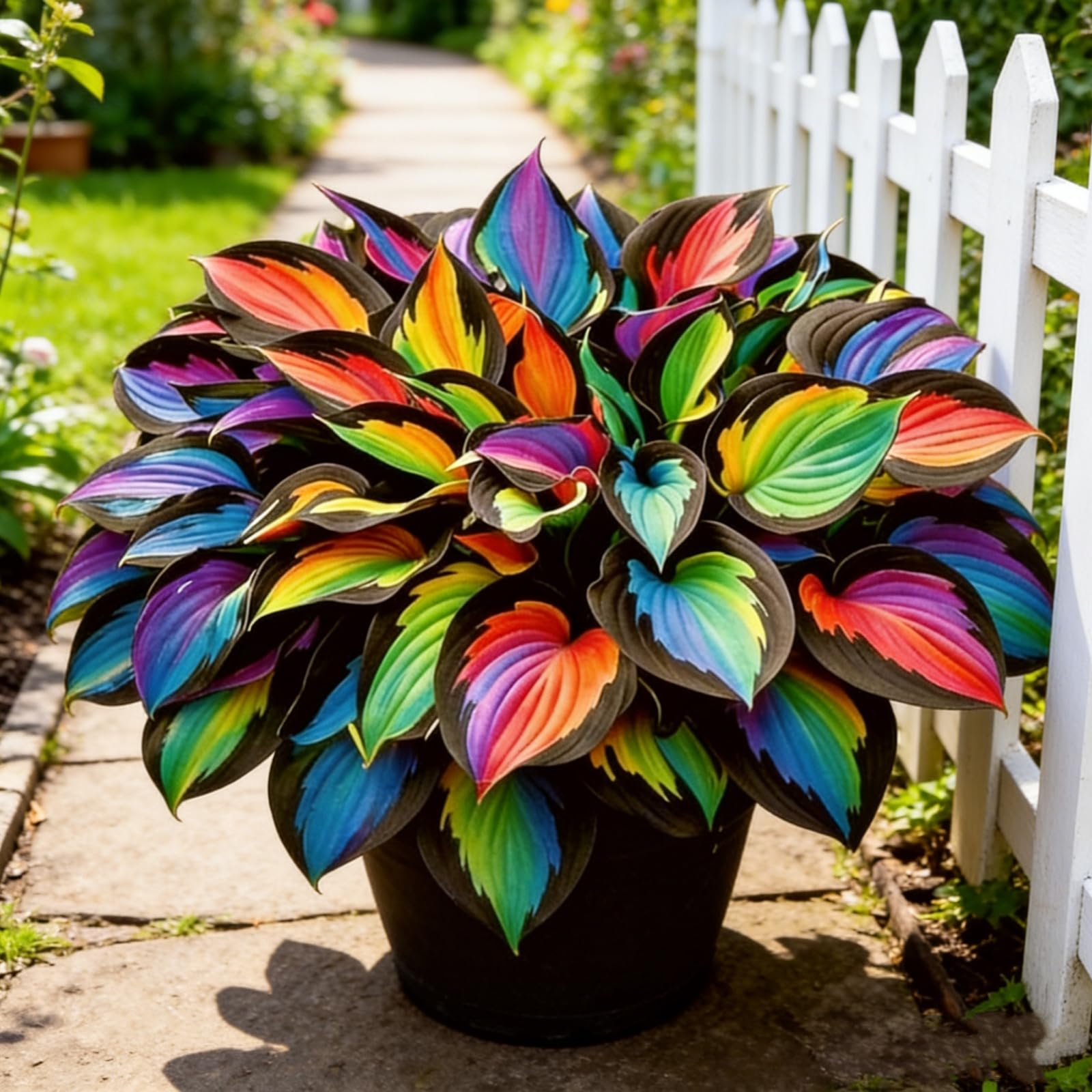 Hosta rari decorative, adatte a giardini, terrazzi e balconi-6bulbi-D