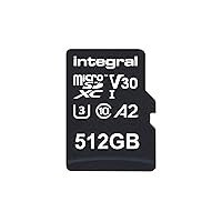 Integral memory inmsdx512g-100/80 V30 512 GB ad alta velocità micro SD card U3