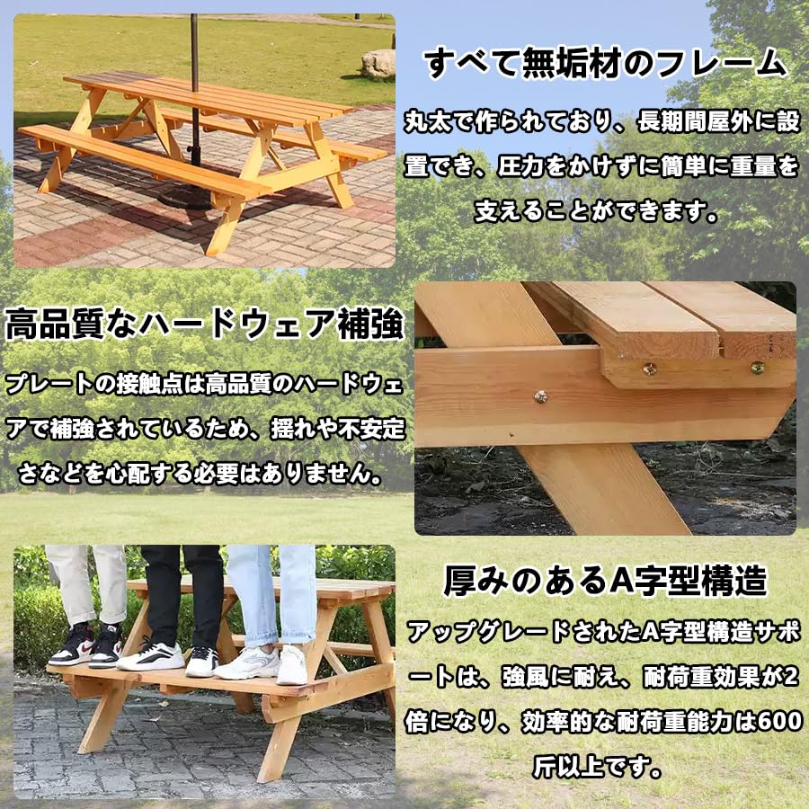 Amazon.co.jp: ガーデンテーブルセット 【UOFGCRU ブランド直販屋外