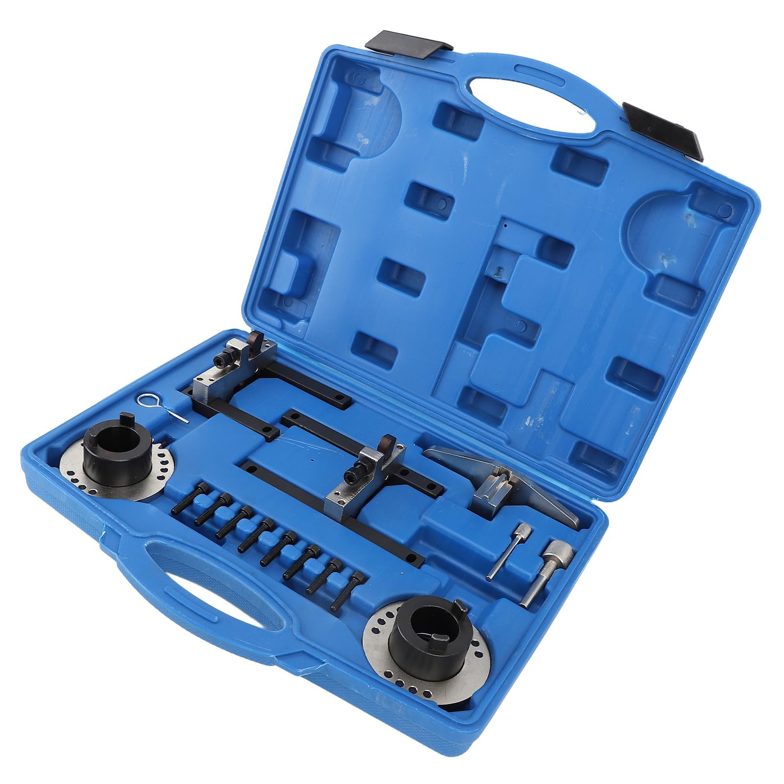 Kit de Herramientas de Sincronización del Motor Construcción de Metal de Larga Duración Herramientas de Ajuste de Bloqueo de Sincronización Portátiles Alineación del árbol de