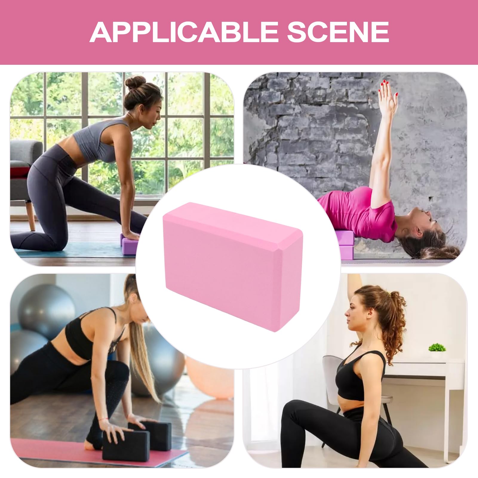 Yoga Blokken | 2x Splitsblok Voor Rekoefeningen - EVA Schuim Antislip Balanshulp Voor Workout Meditatie Squat Handstand Hot Yoga Sportschool Beginner Gevorderde