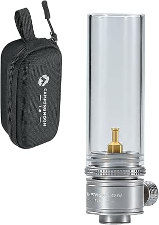 Cartuccia Ricaricabile CAMPINGMOON TC-28 - Per Bombole Gas, Valvola EN417, 35g, Argento - Foto 6