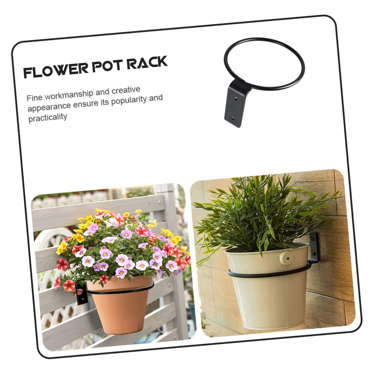Amazon.co.jp: GAROZATION 鉄製植木鉢スタンドと壁掛け植木鉢ラック