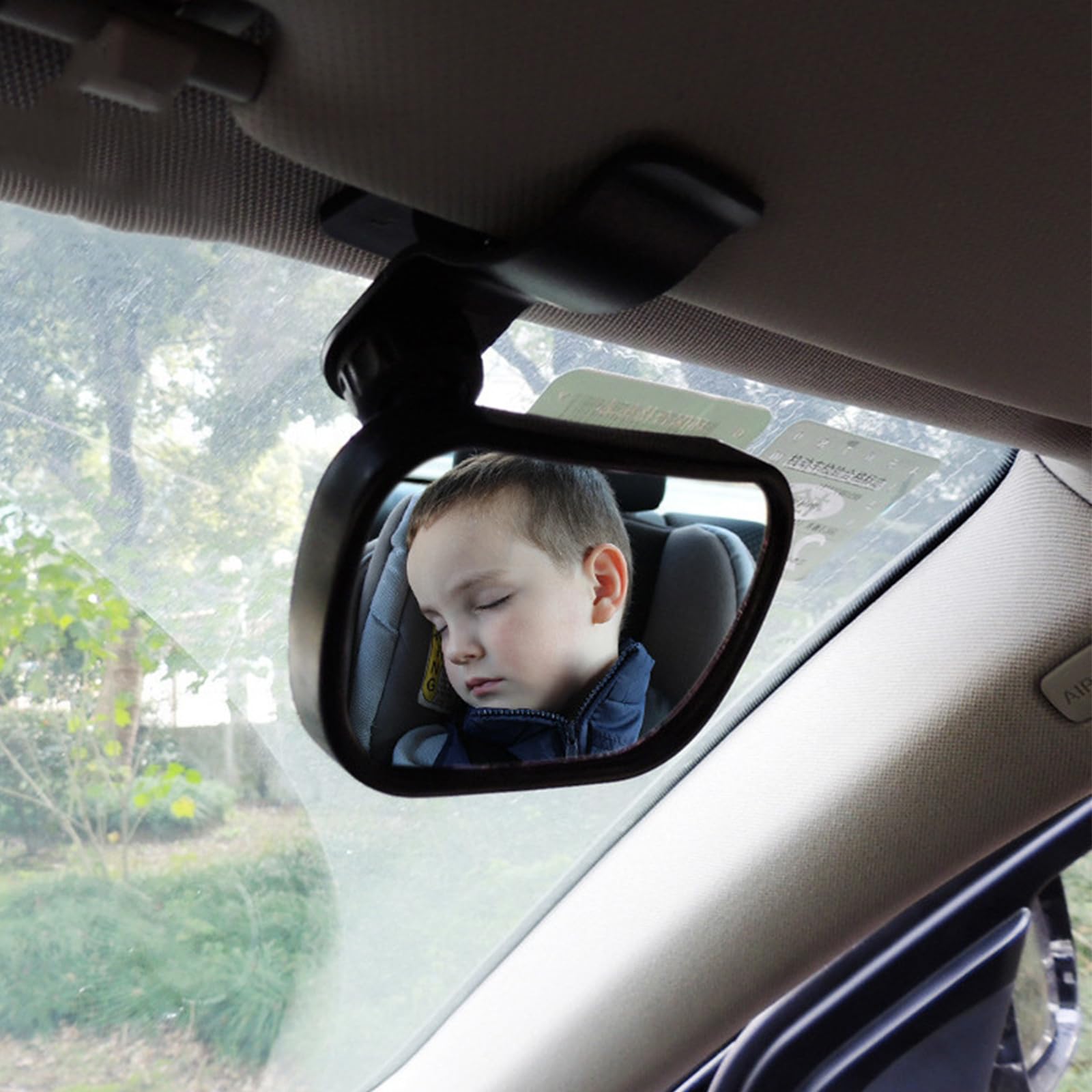 Eiflayn 2 Miroirs Voiture Bébé 360° Réglables - Rétroviseur Bébé Avec Ventouse Et Clip Pour Sécurité