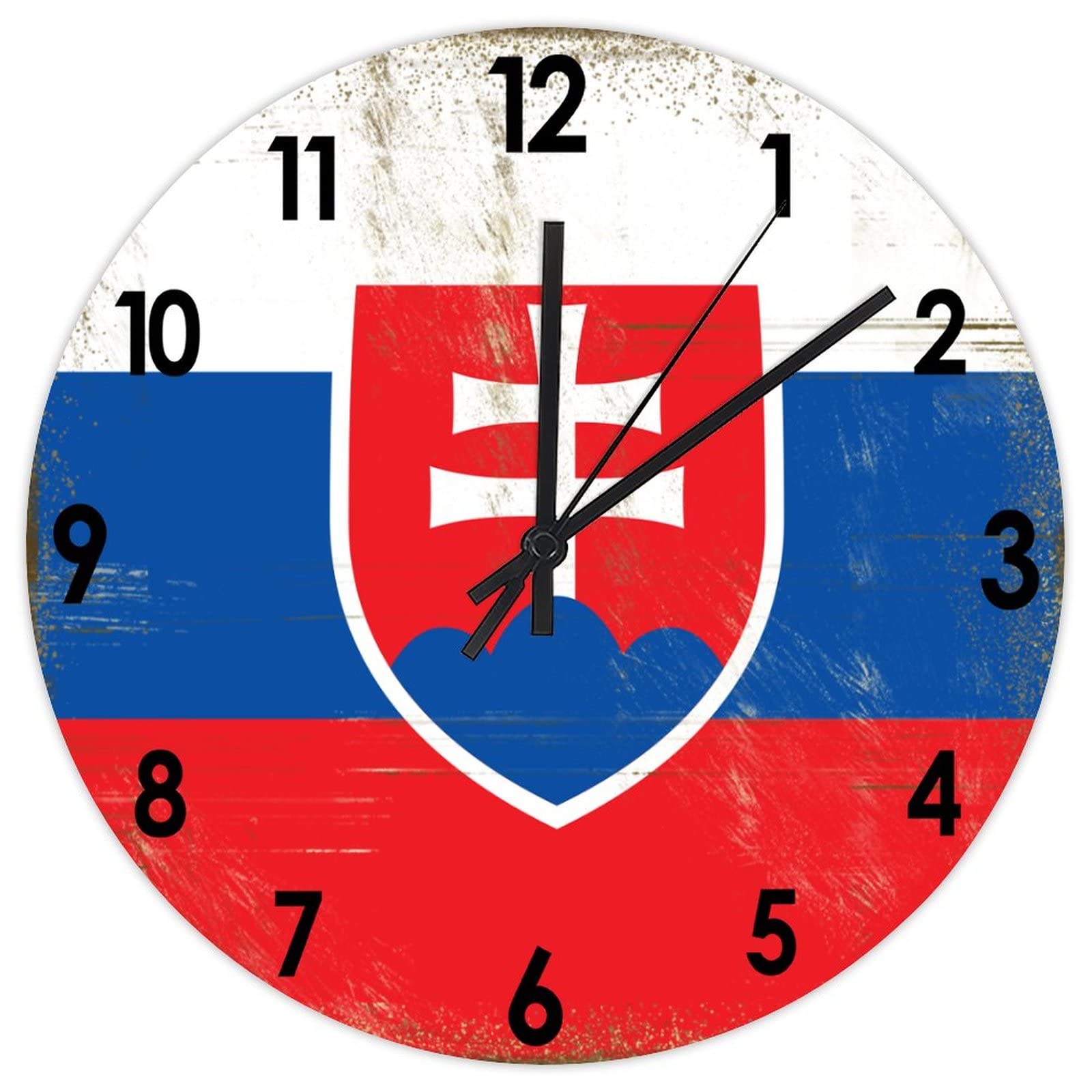 Horloge murale Slovaquie pour cuisine et maison design chaleureux