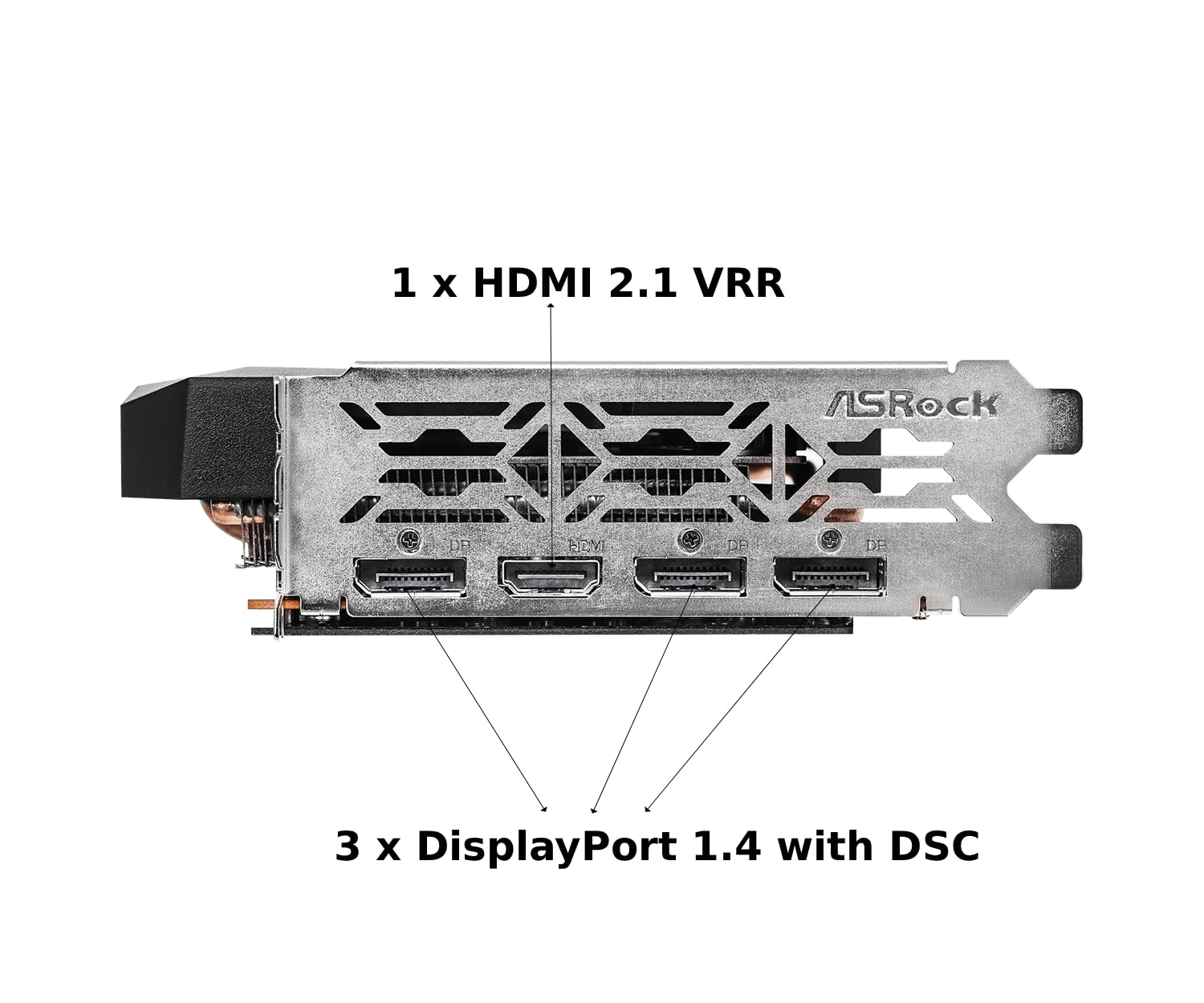 ASRock AMD Radeon RX 7600 Challenger 8GB OC GDDR6 DisplayPort HDMI 0dB Silent Cooling Graphics Card 128-bit 7680 x 4320 18 Gbps Graphics Card