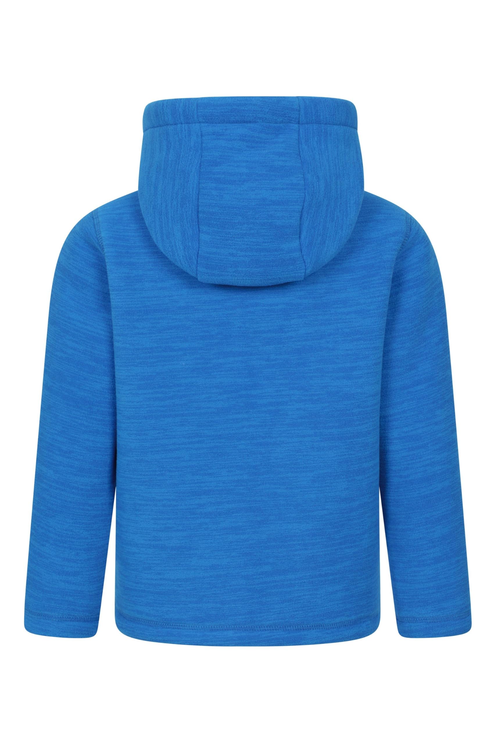 Mountain Warehouse Snowdonia II Sweat à capuche pour enfant - Haut en micropolaire avec poches avant, garçon et fille - Printemps été, l'extérieur