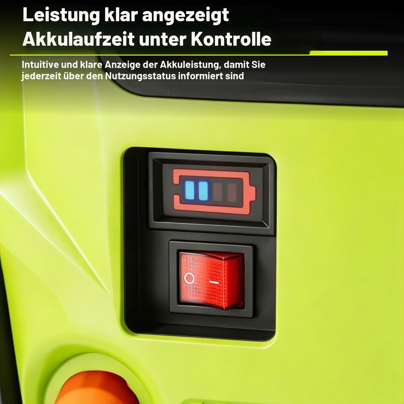 Akku Wasserpumpe kompatibel mit Makita 18V, Kabellose Tragbare Elektrische Gartenpumpe mit Leistungsanzeige, Selbstansaugende Elektropumpe für Haus, Pool, Wohnmobil, Garten (Ohne Akku)