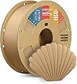OVERTURE Filament PLA Matte 1.75mm Marron Clair, 1kg(2,2lbs) Neatly Wound Surface Mate Filaments pour Imprimante 3D FDM, Précision dimensionnelle +/- 0,02 mm (Marron Clair)