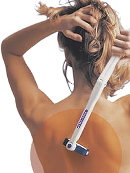 SP Ableware Roll Easy Lotion Applicator with Pivoting Handle and 2 Interchangeable Massage Rollers (741330050)