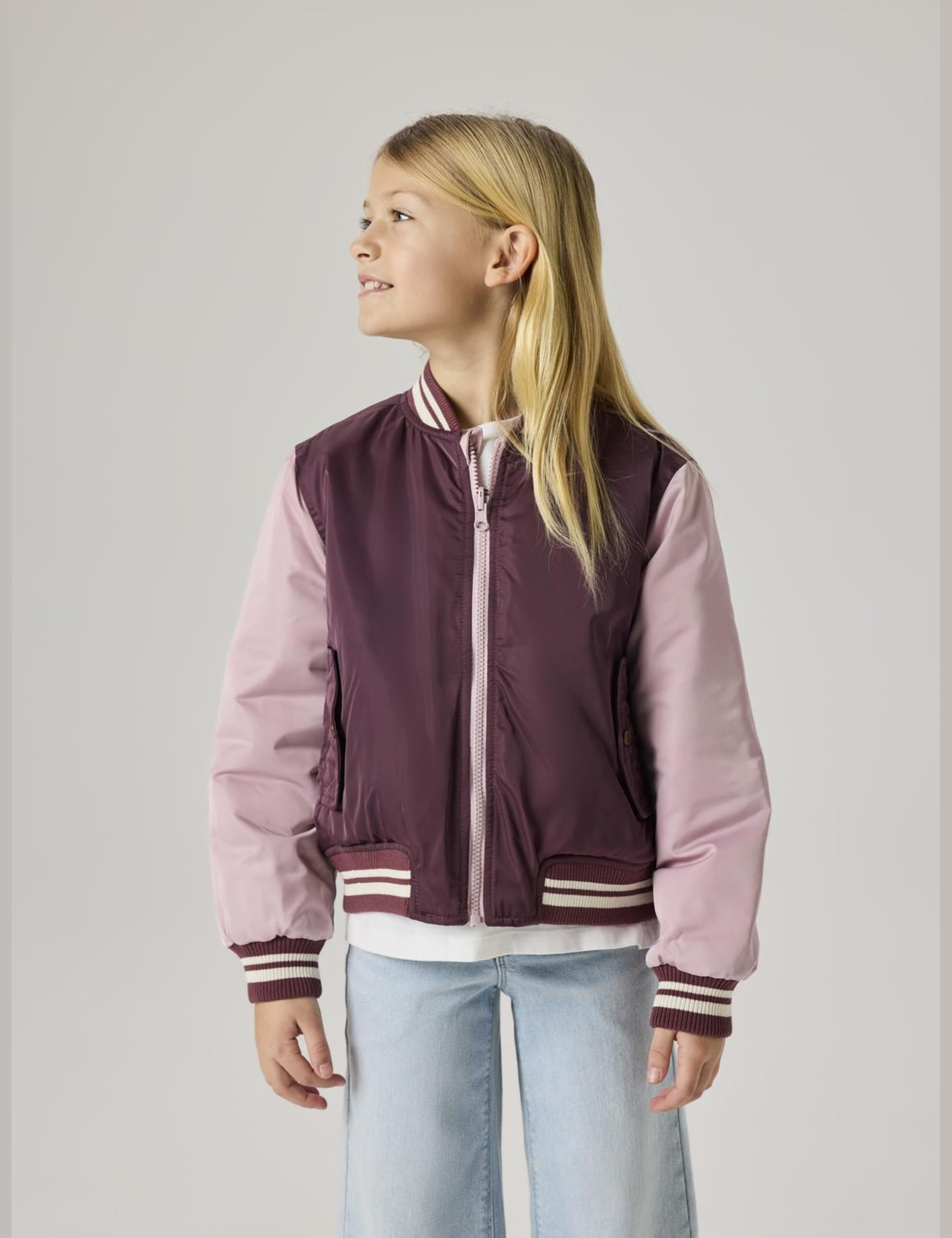 NAME IT Girl Bomberjacke Wendbare | bomber jacket