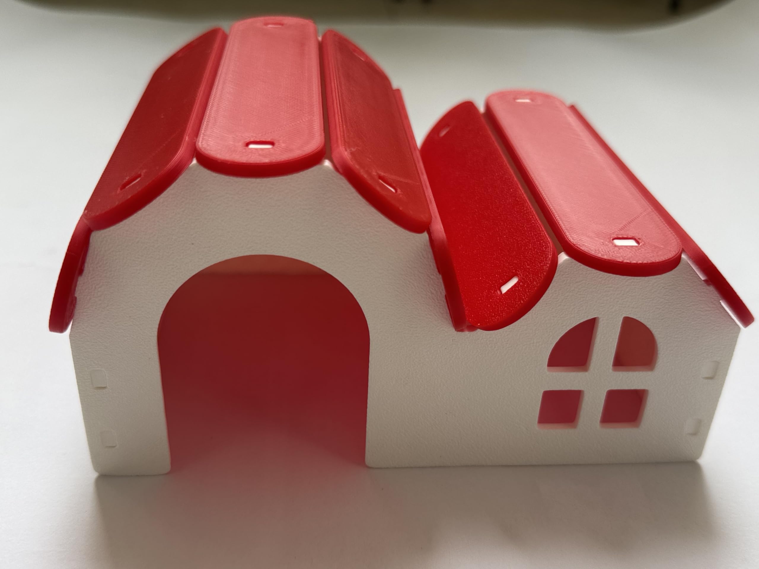 Multi-Purpose Customizable Plastic Mini House | Hamster Hideout, DIY Decor, Toy Prop for Kids & Small Pets-image-1