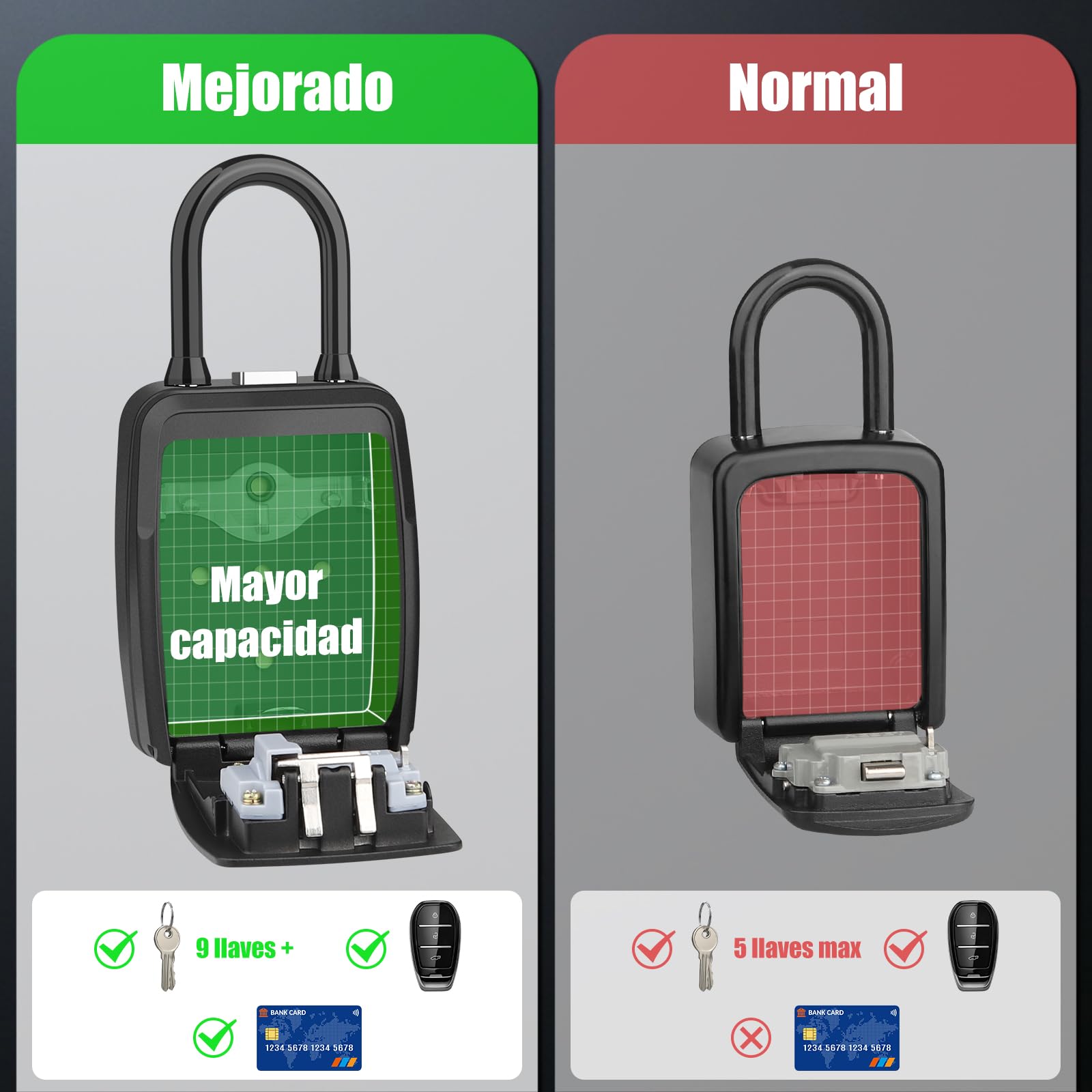 Caja De Llaves Con Codigo Caja De Seguridad Con Llave Para Montaje