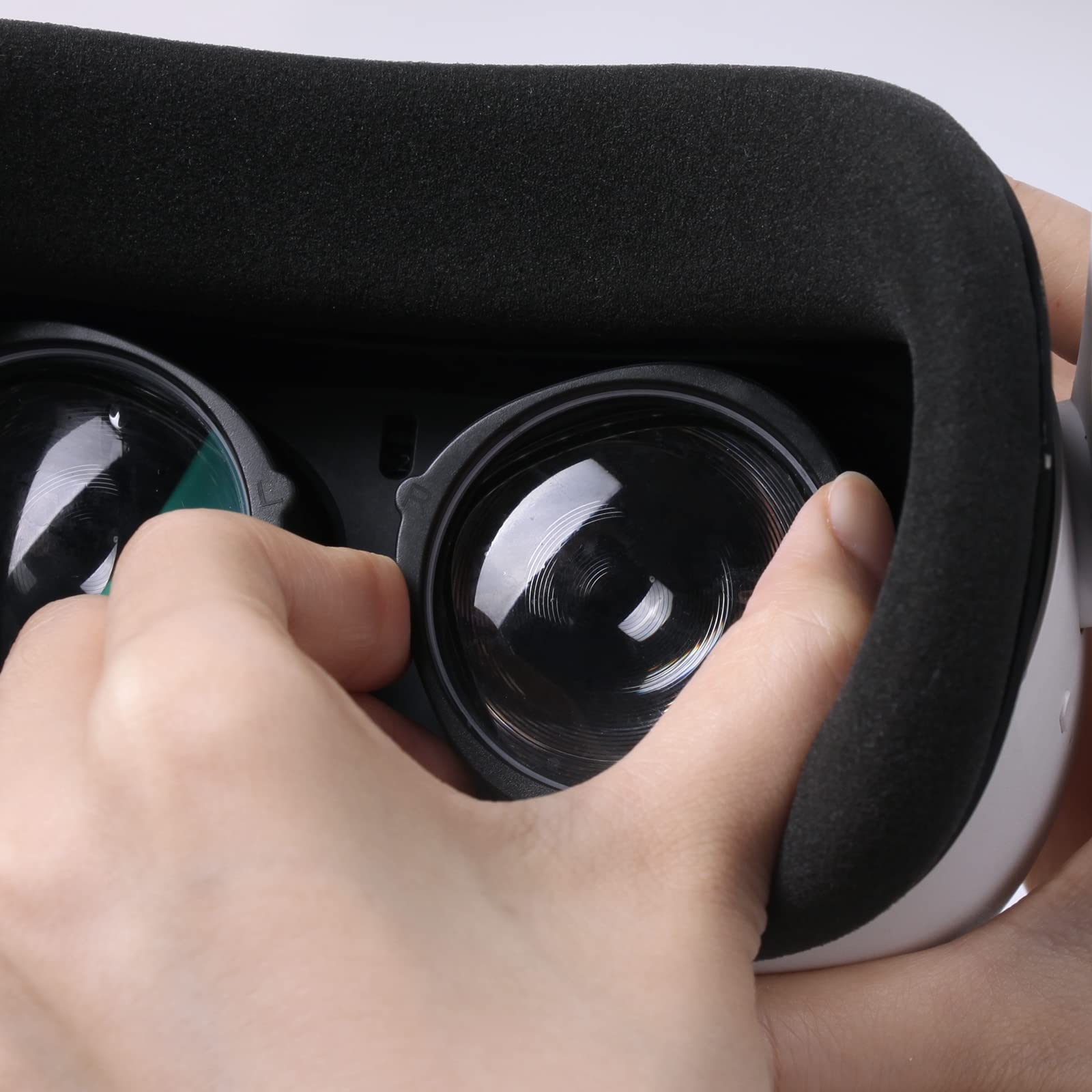 Myopie-Brille für Oculus Quest 2 Virtual-Reality-Spiele Headset Nahsichtigkeit Brille VR Zubehör Objektivabdeckung Schutzrahmen (-1.0D)
