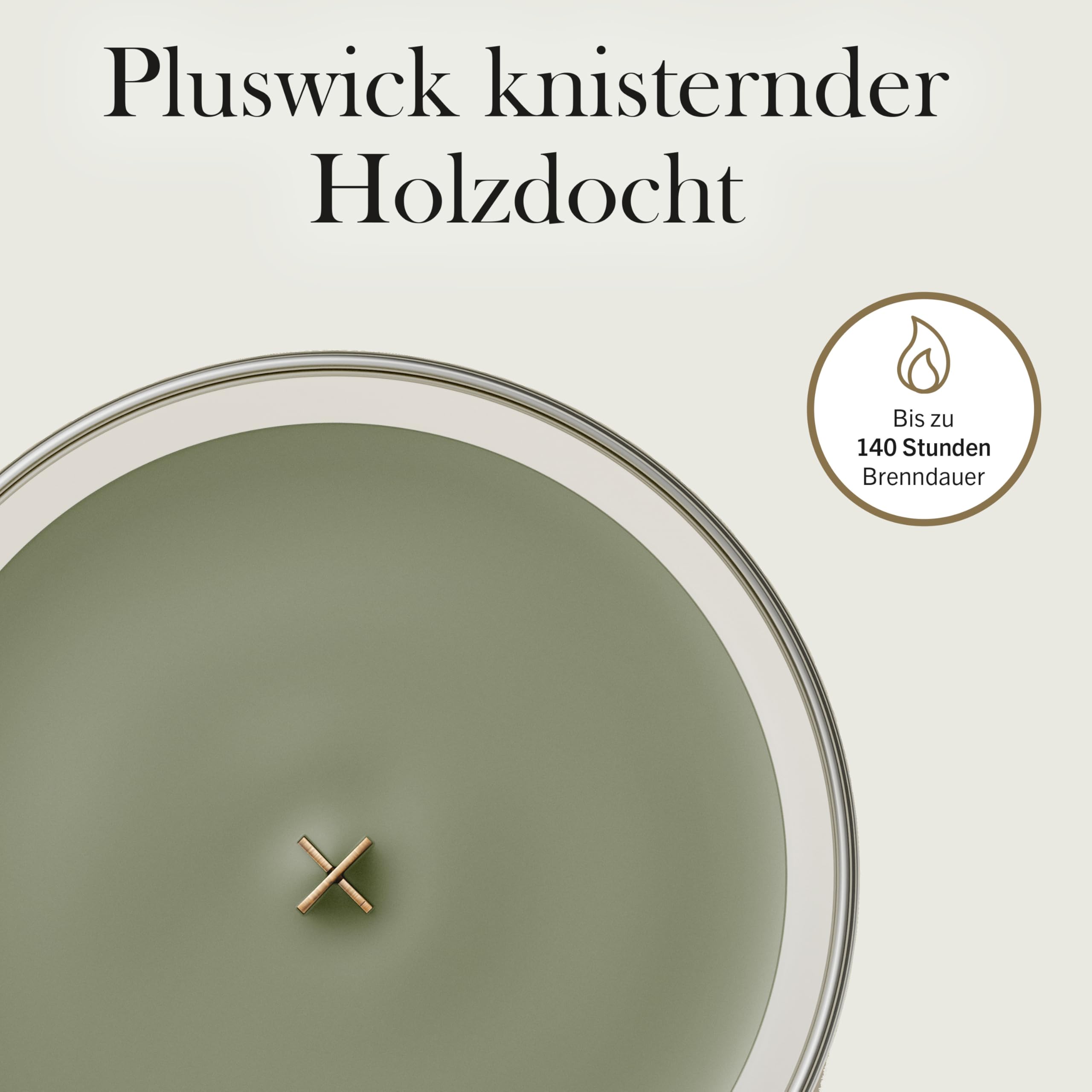 WoodWick Duftkerze | Große Sanduhr-Kerze | Verdant Fig | Perfekte Geschenke für Frauen