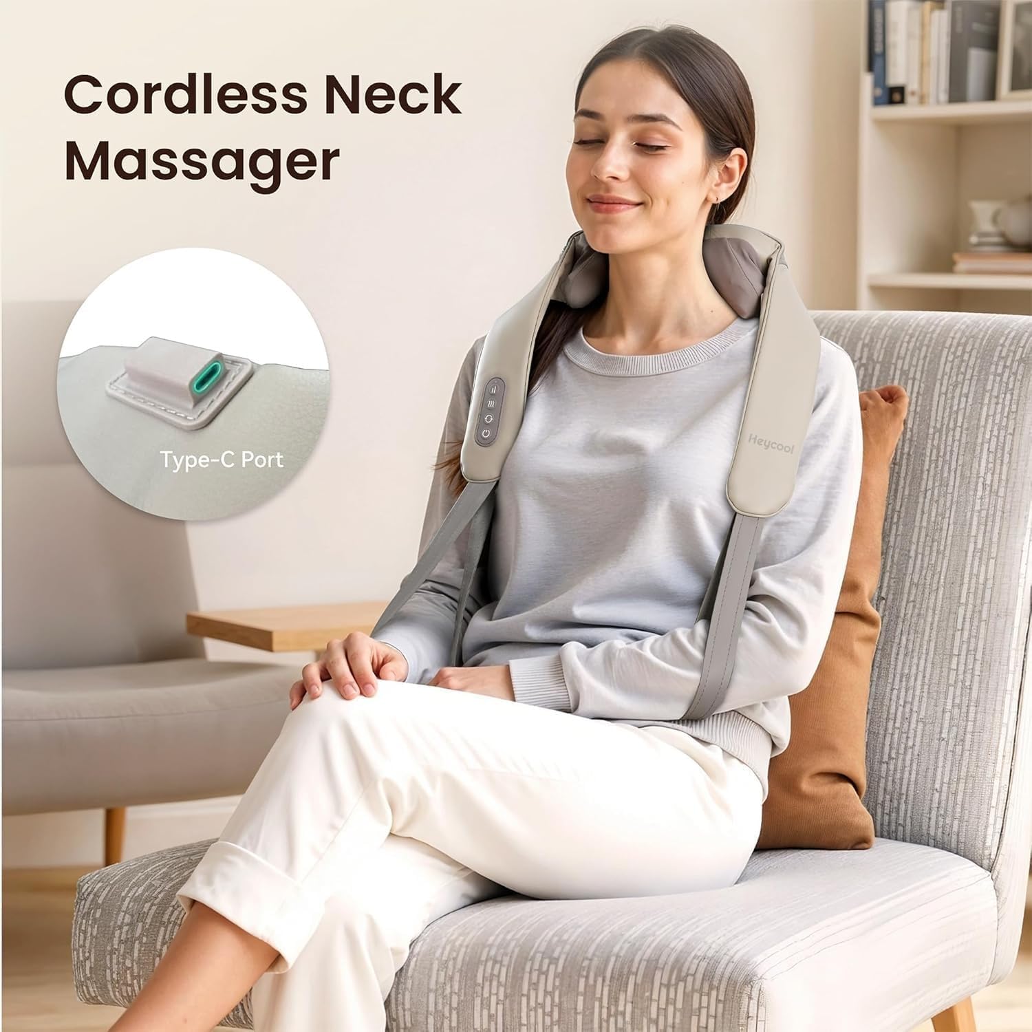 Neck and back messaggers, neck massage with heating, body massage for body pain and pain, deep tissue neck, back, shoulders, waist and legs for electric wearer 5D cervical massage machine (neck massage) F1 Neck and back messaggers, neck massage with heating, body massage for body pain and pain, deep tissue neck, back, shoulders, waist and legs for electric wearer 5D cervical massage machine (neck massage) F1