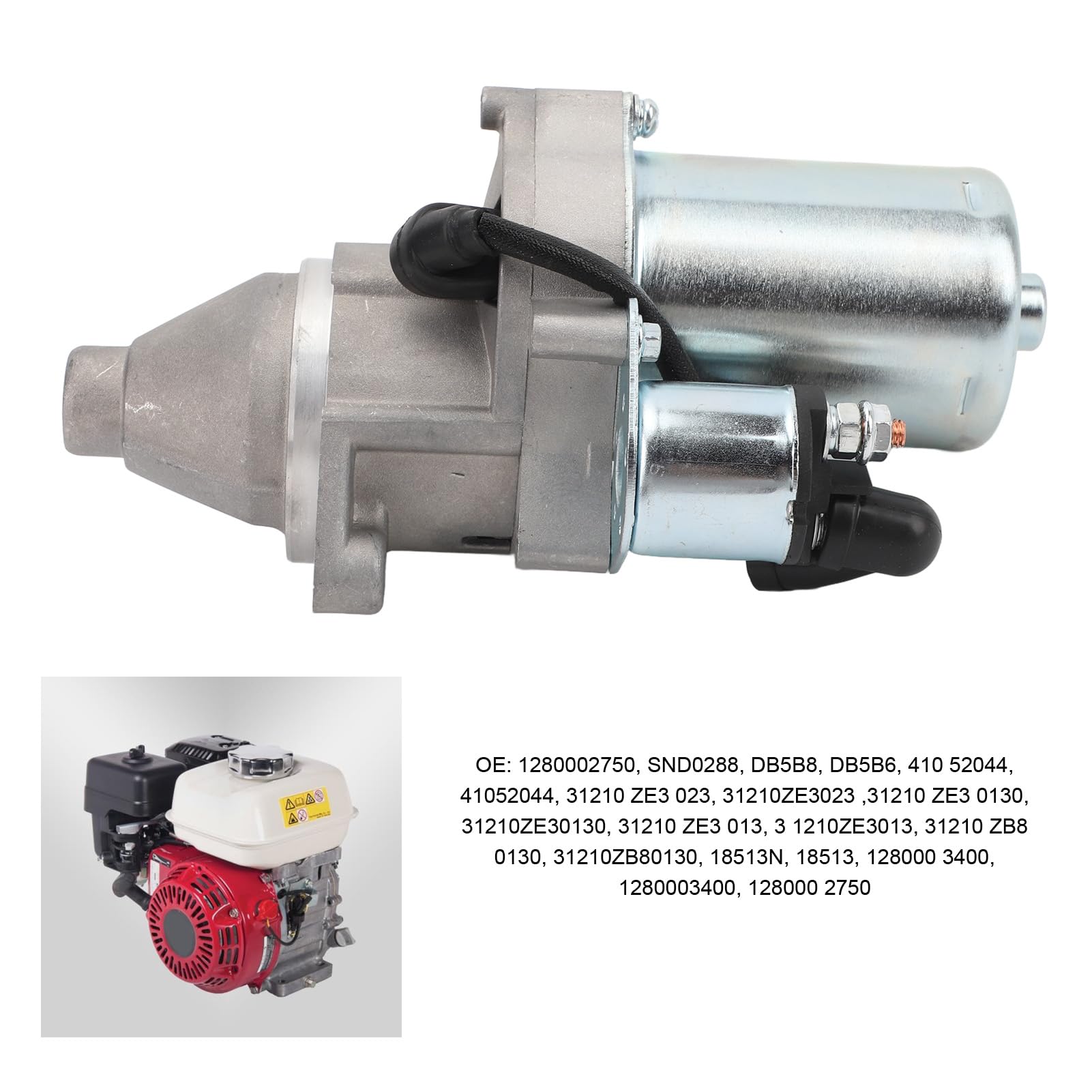di Avviamento Affidabile Durevole del Motorino di Avviamento 1280002750 per L'installazione Facile del Motore GX340 GX390 GX420