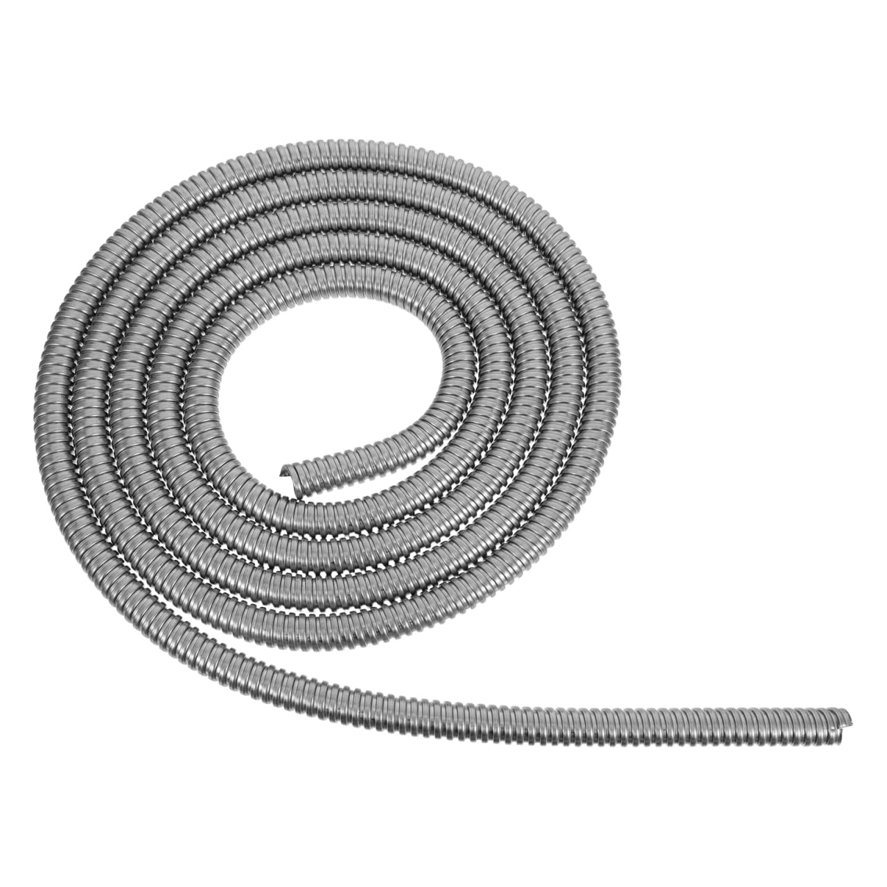 Gaine Flexible en Acier Inoxydable 304 - Conduit MéTallique Flexible 1.60 Cm X 118.11 Pouces pour Protection Antirouille De CâBles ÉLectriques en Atelier Et Garage
