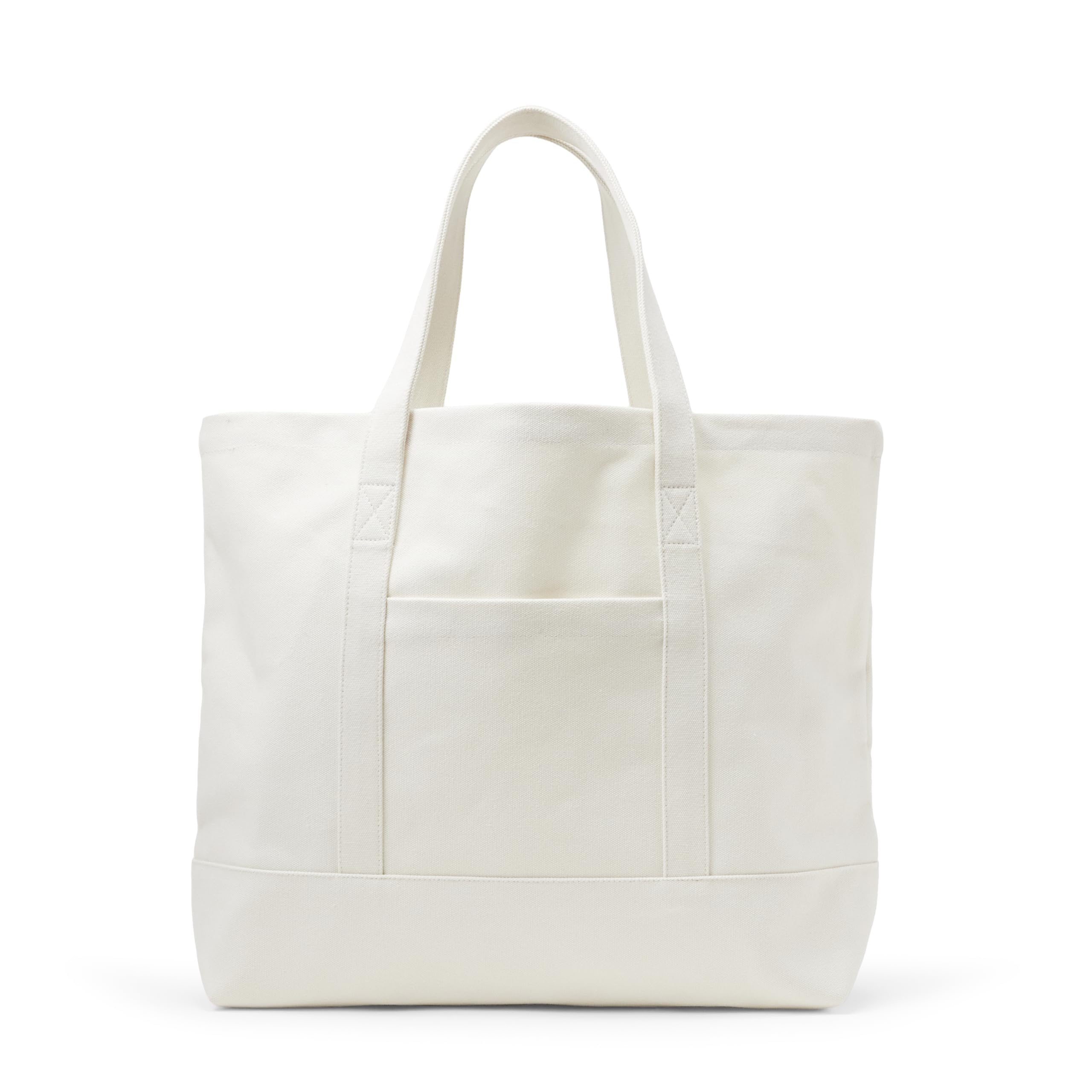 Amazon Essentials Borsa Tote Grande da Spiaggia in Tela Resistente Unisex - Adulto