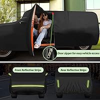 Vista 5 de Funda para auto para 2007-2025 Chevrolet Tahoe/Cadillac Escalade/GMC Yukon, 6 capas de protección impermeable resistente contra el sol, la lluvia