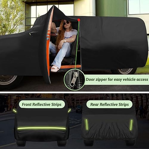 Miniatura 5 de Funda de automóvil para Chevrolet TahoeCadillac EscaladeGMC Yukon 2007-2025, 6 capas, resistente al agua, lluvia, UV, polvo, nieve, protección al