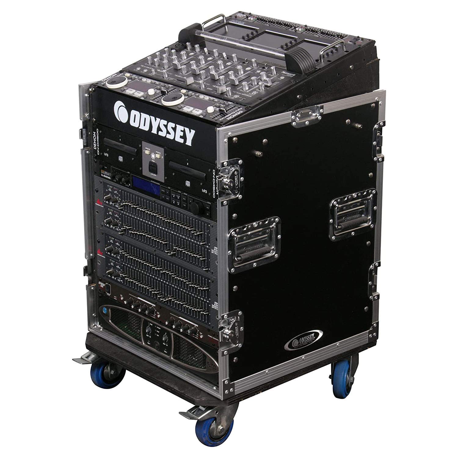Amazon.com: Odyssey FZ1112W Flight Zone Ata Combo Rack With Wheels