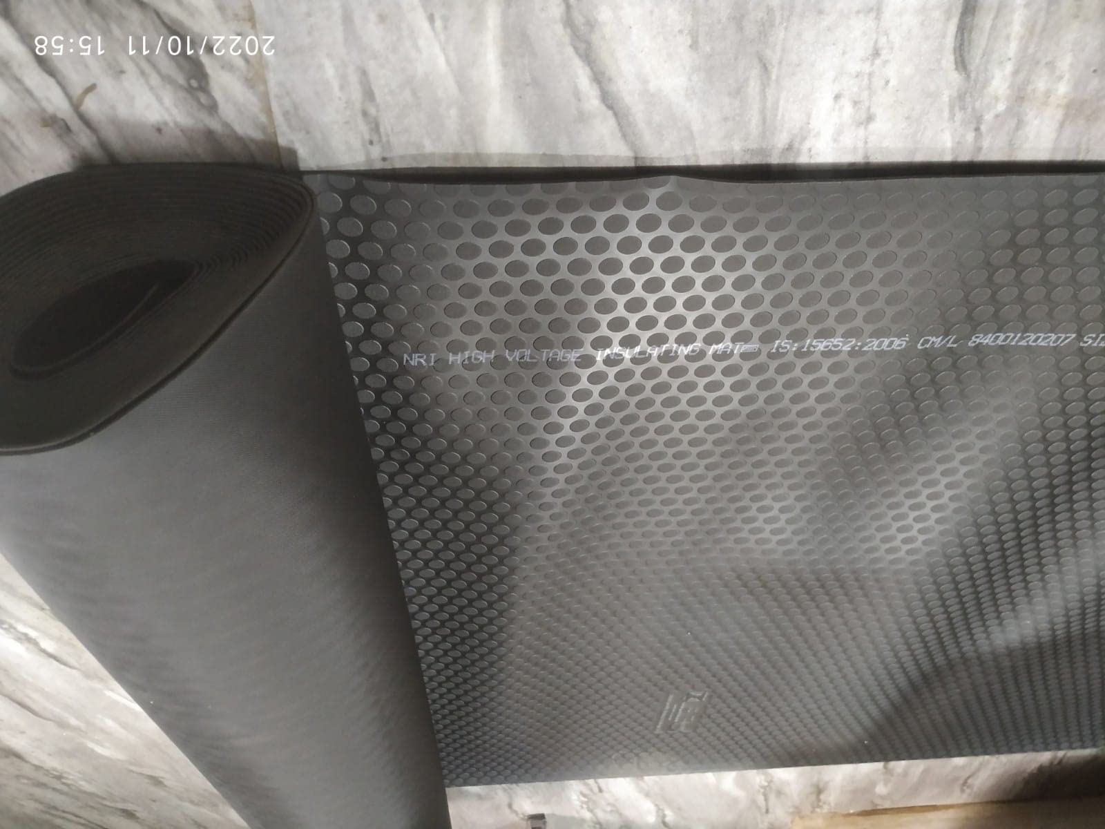 Electrical Insulation Rubber Sheet as per is 15652-2006 Class A - 2MM Thickness. Width 1mtr x Length 2mtr. Color - Black.-image-44