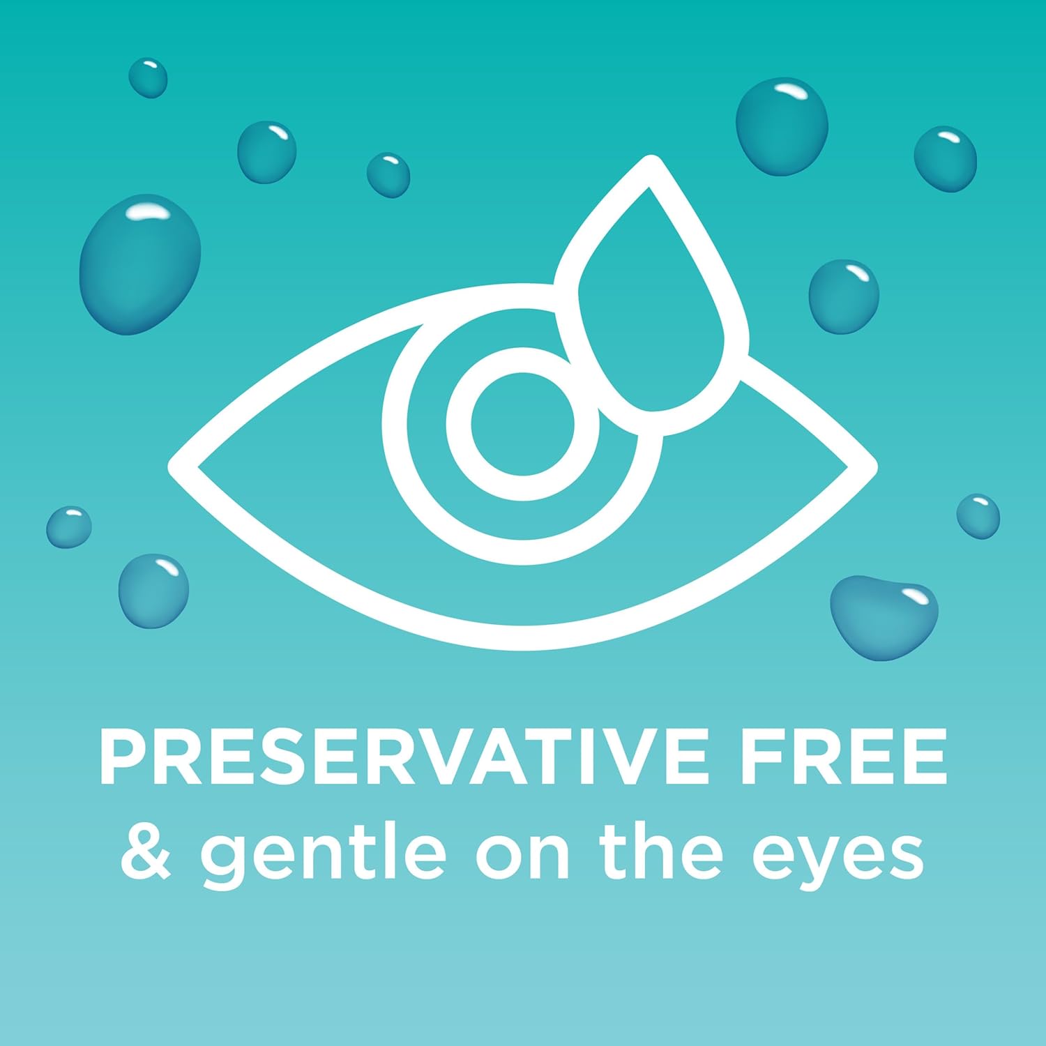 Blink Tears Lubricating Eye Drops Preservative Free, Moisturizing & Soothing for Mild to Moderate Dry Eye, with Hyaluronate, Reduces Discomfort, Long-Lasting Hydration, 0.01 Single-Use Vials, 25 Count - Image 2