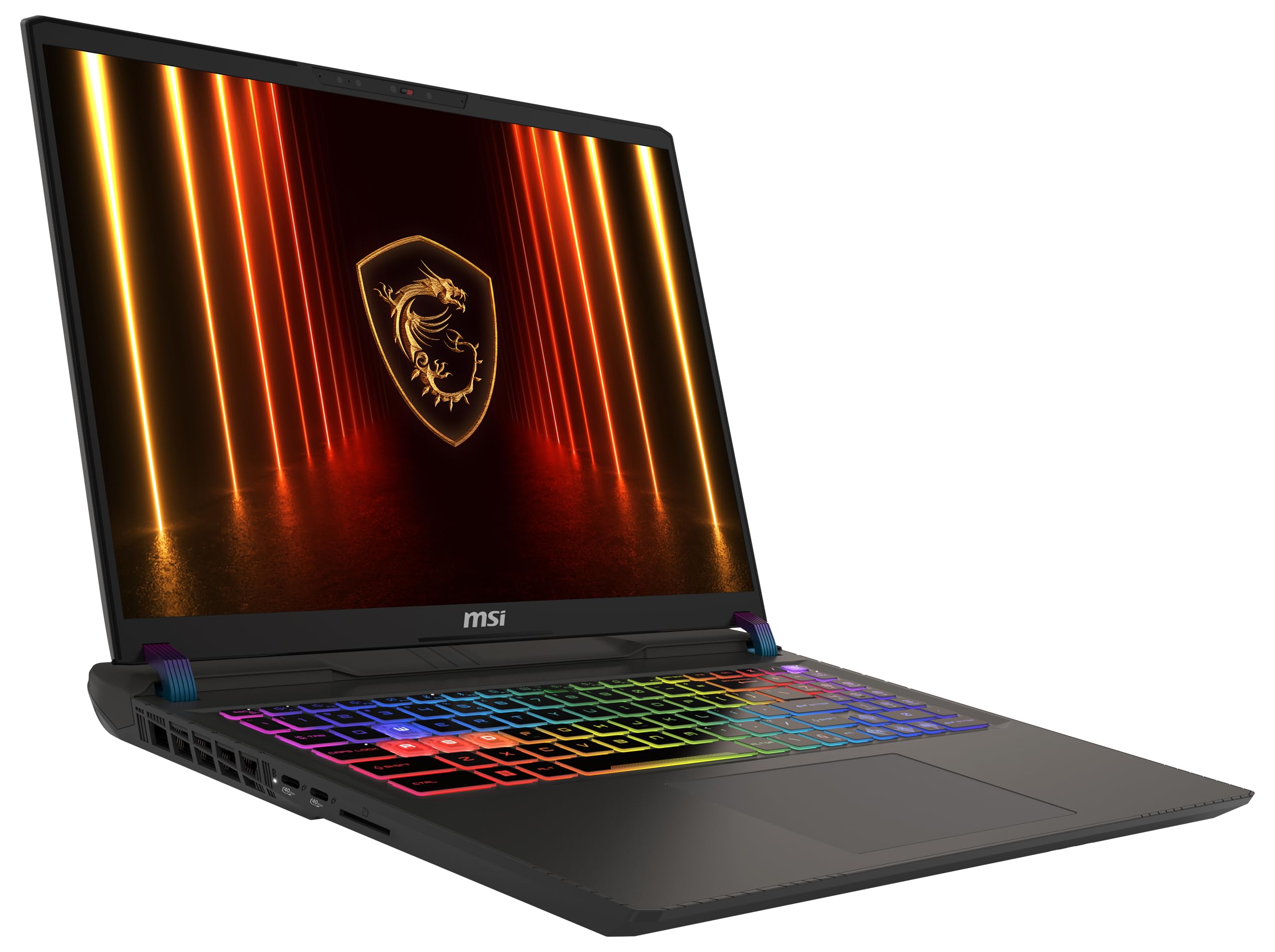 MSI Vector A16 HX, Gaming-Laptop, 16" QHD+ 240 Hz Display, AMD Ryzen 7 8840HX, NVIDIA GeForce RTX 5070 Ti, 16 GB DDR5, 1 TB SSD, Windows 11 Home, QWERTZ Tastatur, Cosmos Grau, A8WHG-018