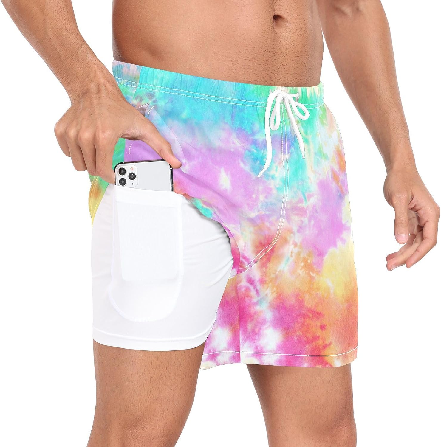 Basic Swim Trunks for Men Casual Shorts Swimwear Summer Beach Wear