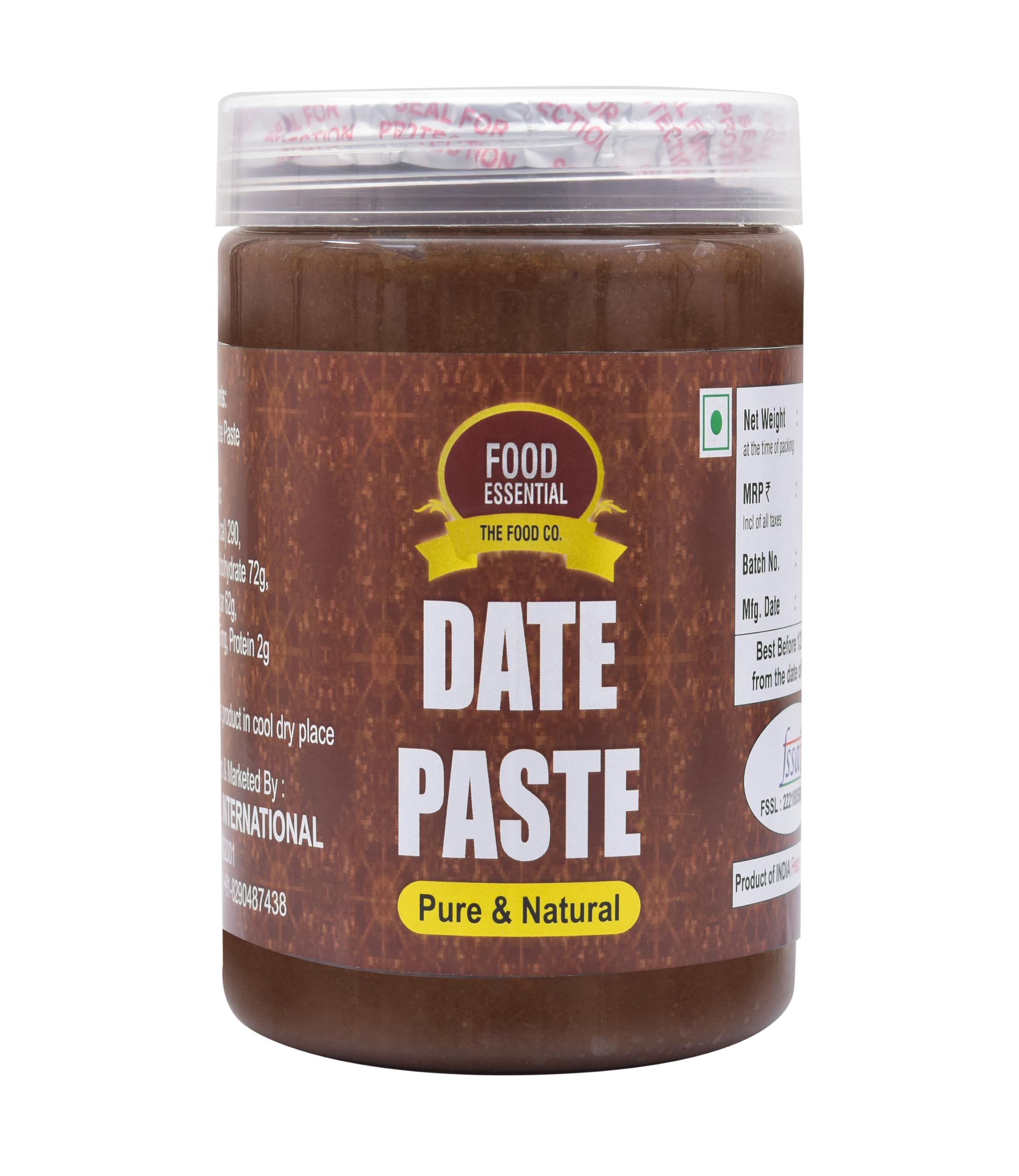 Food Essential Arabian Dates Paste 350 gm. [Pure Date Paste, Healthy] (B0CVNBKYL3) Amazon Price History, Amazon Price Tracker