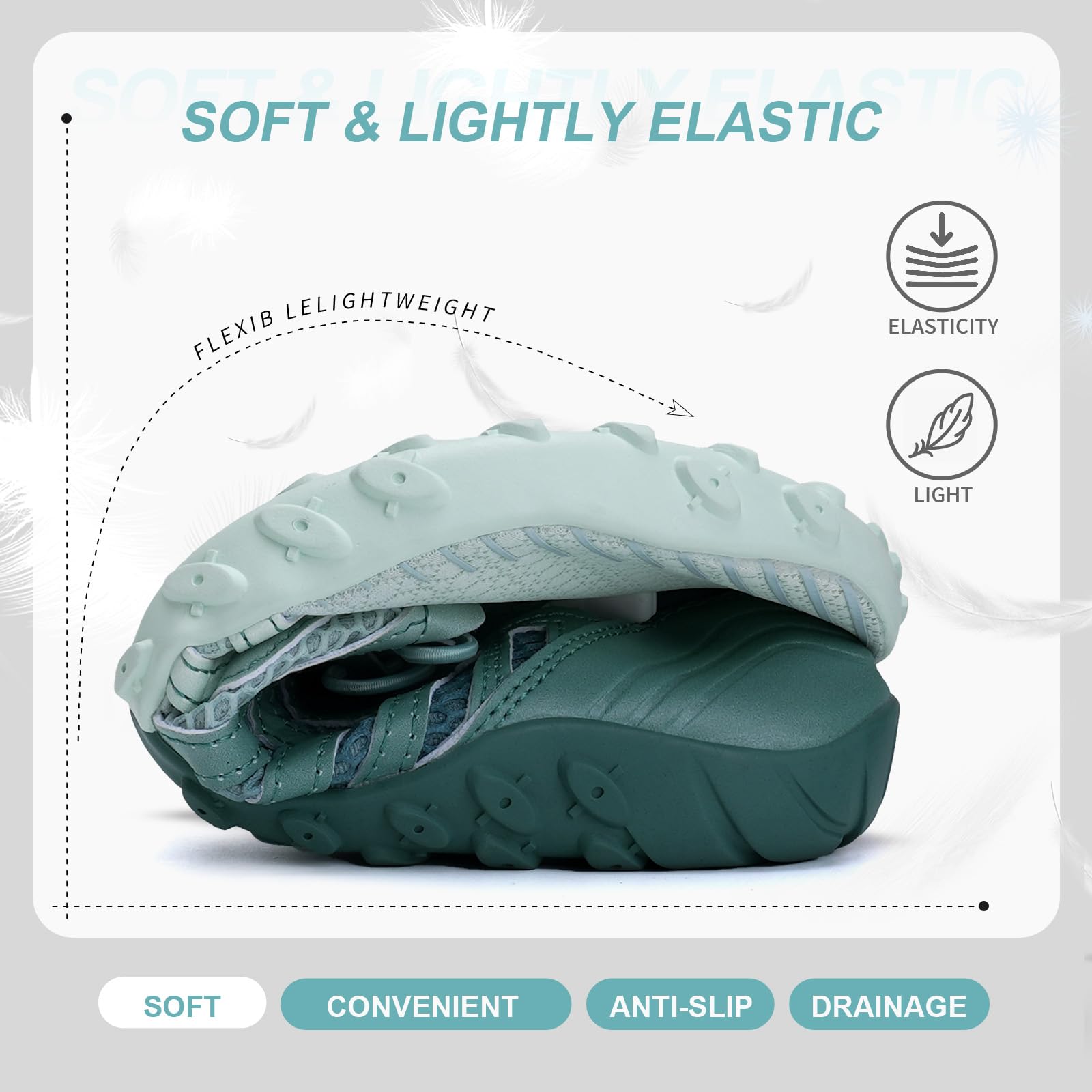 Mabove Strandschuhe Wasserschuhe Herren Damen Schnell Trocknen Surfschuhe Schwimmschuhe Aquaschuhe Badeschuhe Barfussschuhe - 5