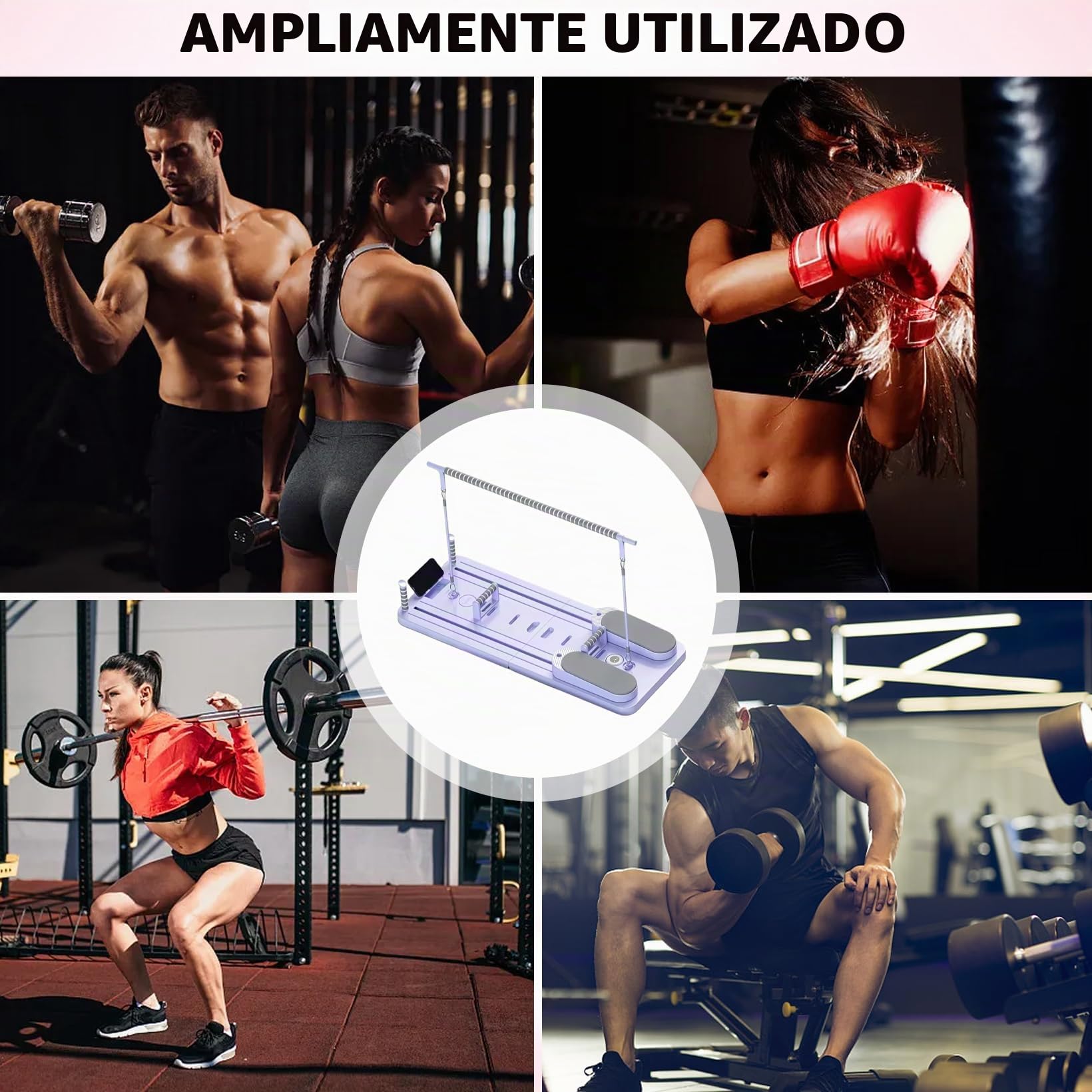 Tabla Pilates Tabla Reformer Plegable para Diferentes estaturas