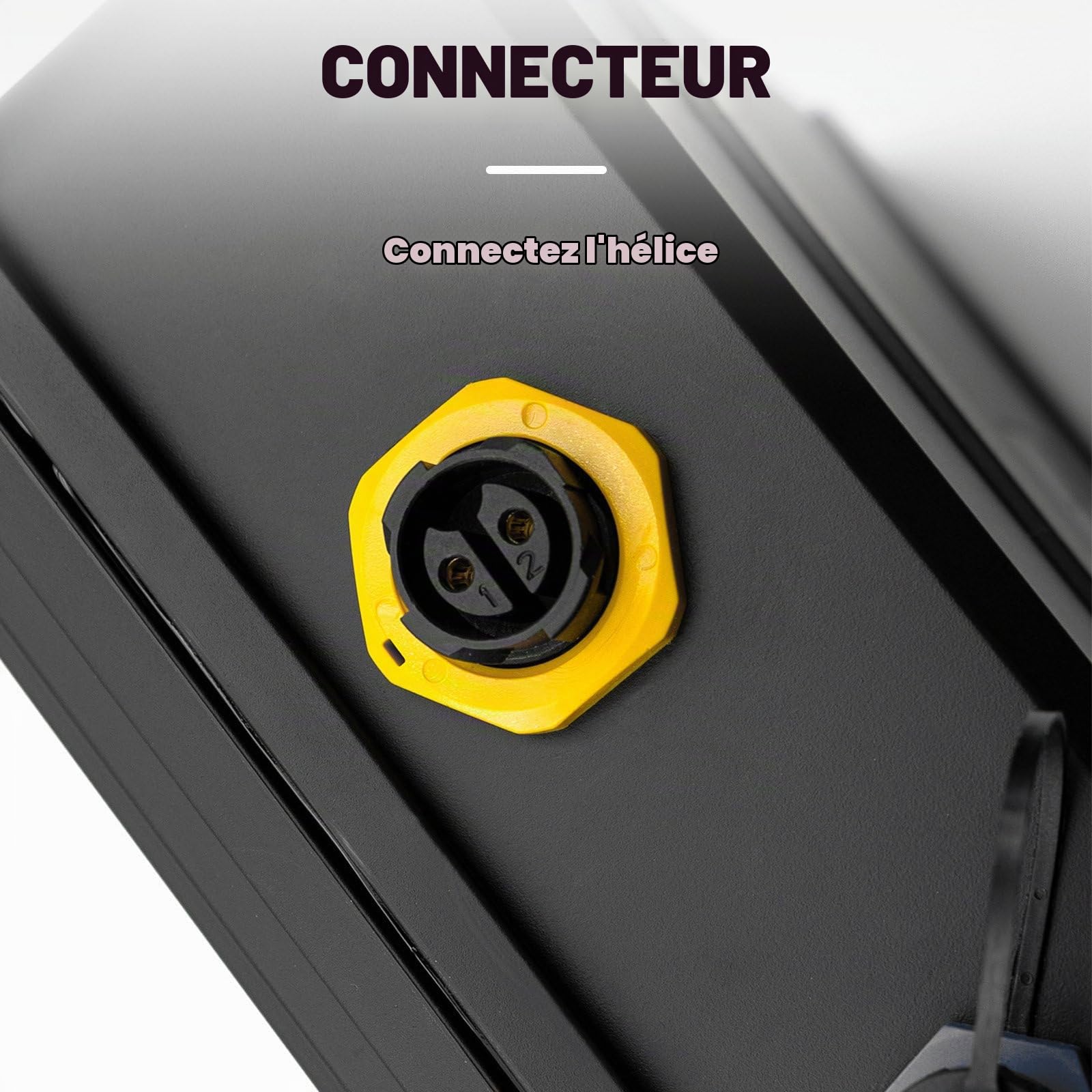 Propulseur Sous-Marin pour Paddle Et Sup - Moteur à Balais 216W/288W, Système De Propulsion Électrique pour Surf/Pêche, Moteur Portable pour Sports Nautiques avec Housse De Batterie,288W