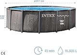 Intex - 26742ND - Kit Piscine Baltik Ronde Tubulaire 4,57 x 1,22 - 5