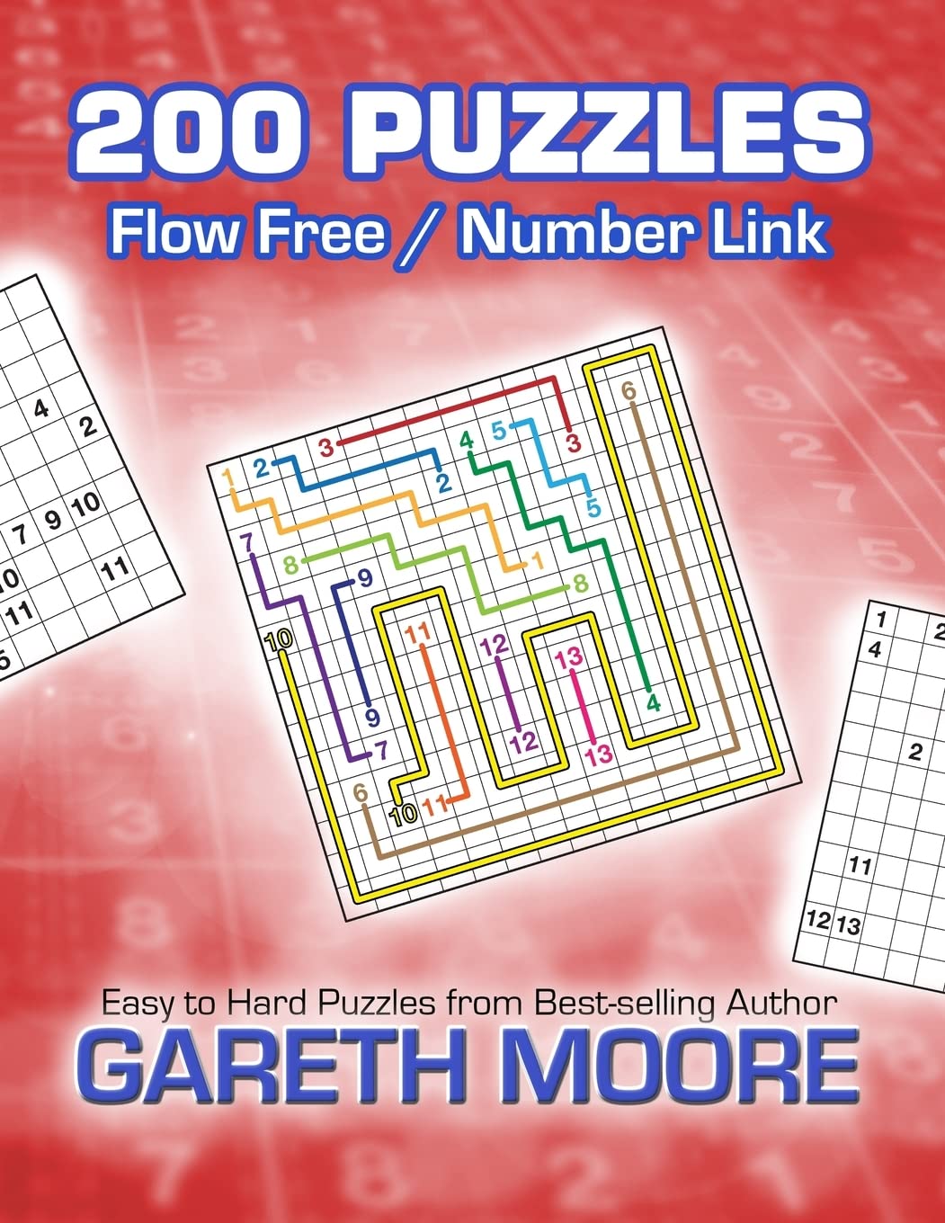 Flow Free / Number Link: 200 Puzzles